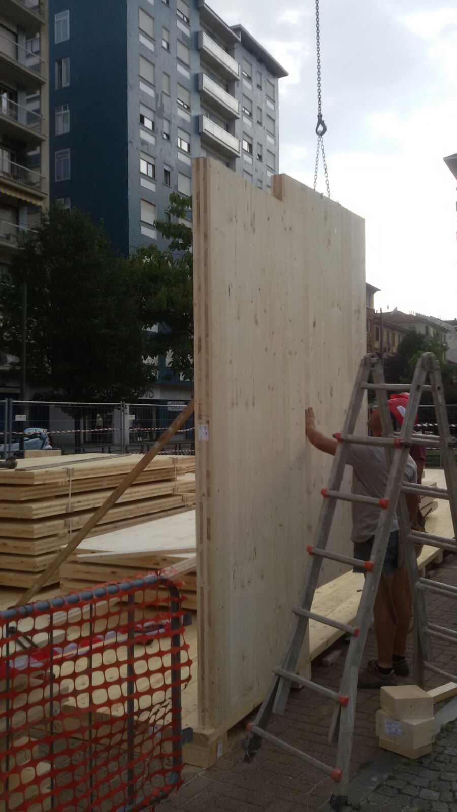 意大利都灵智能城市 Connego 公共广场木结构建筑-6