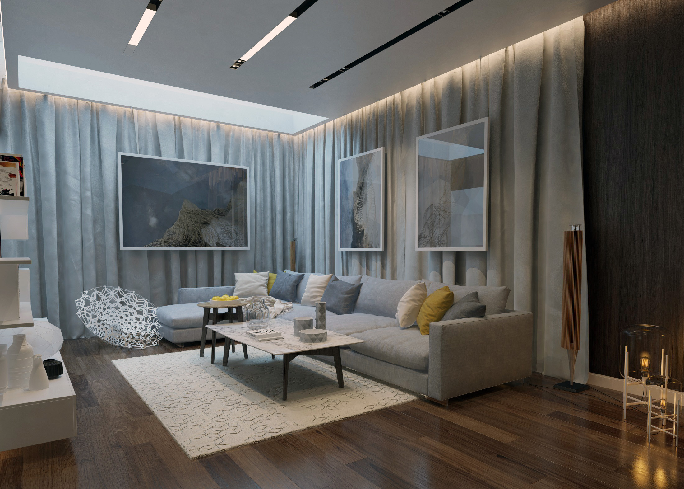 2016 年索契独栋别墅室内设计案例-1