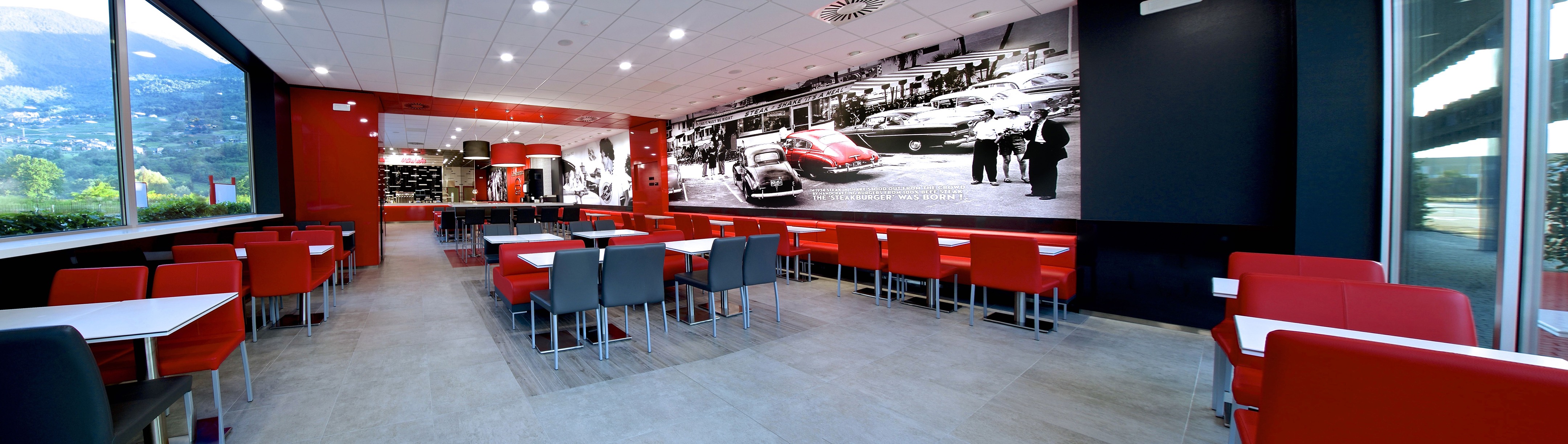 跨国连锁餐厅“Steak 'n Shake”室内设计案例解析-1