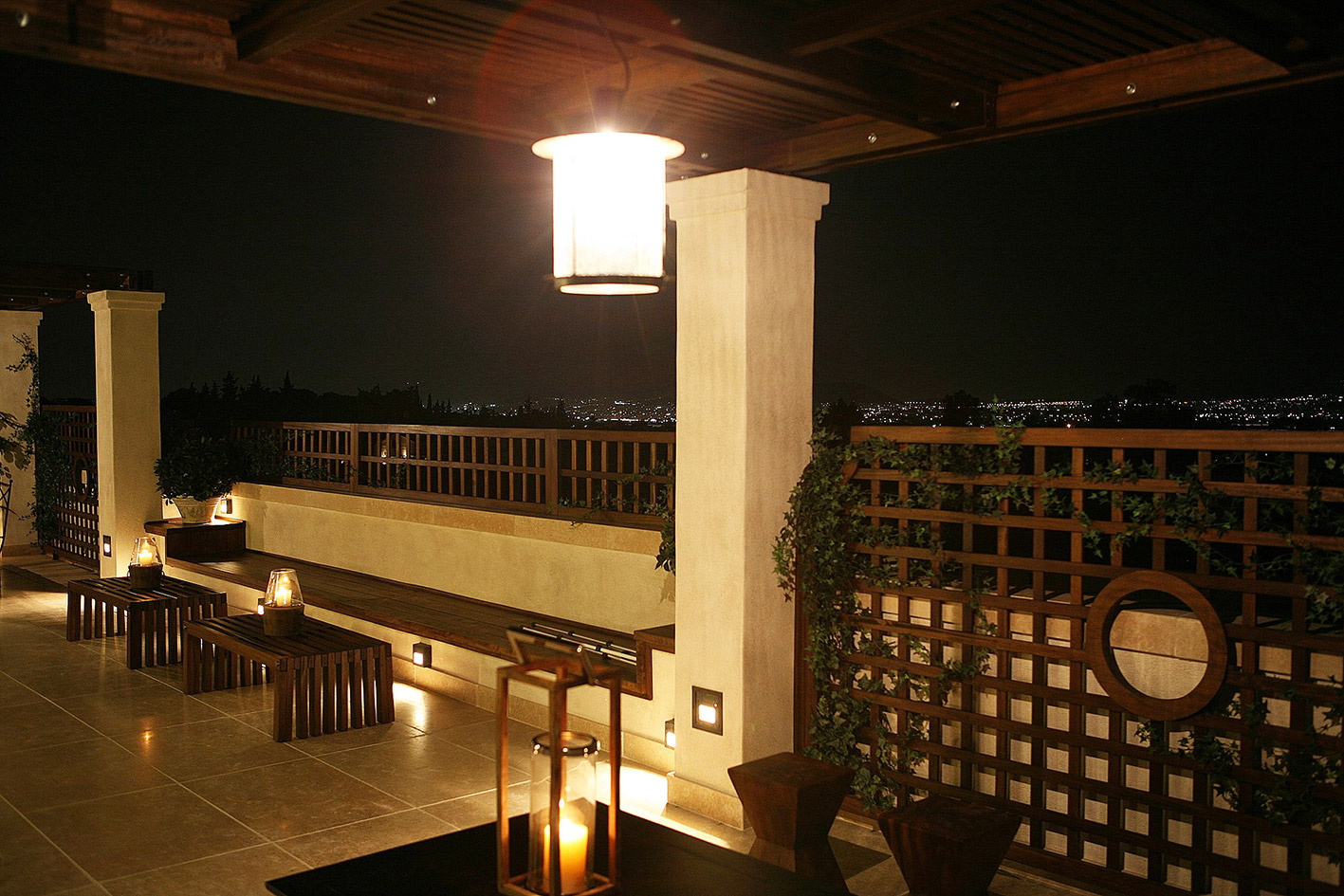 简约时尚的露台公寓设计-11