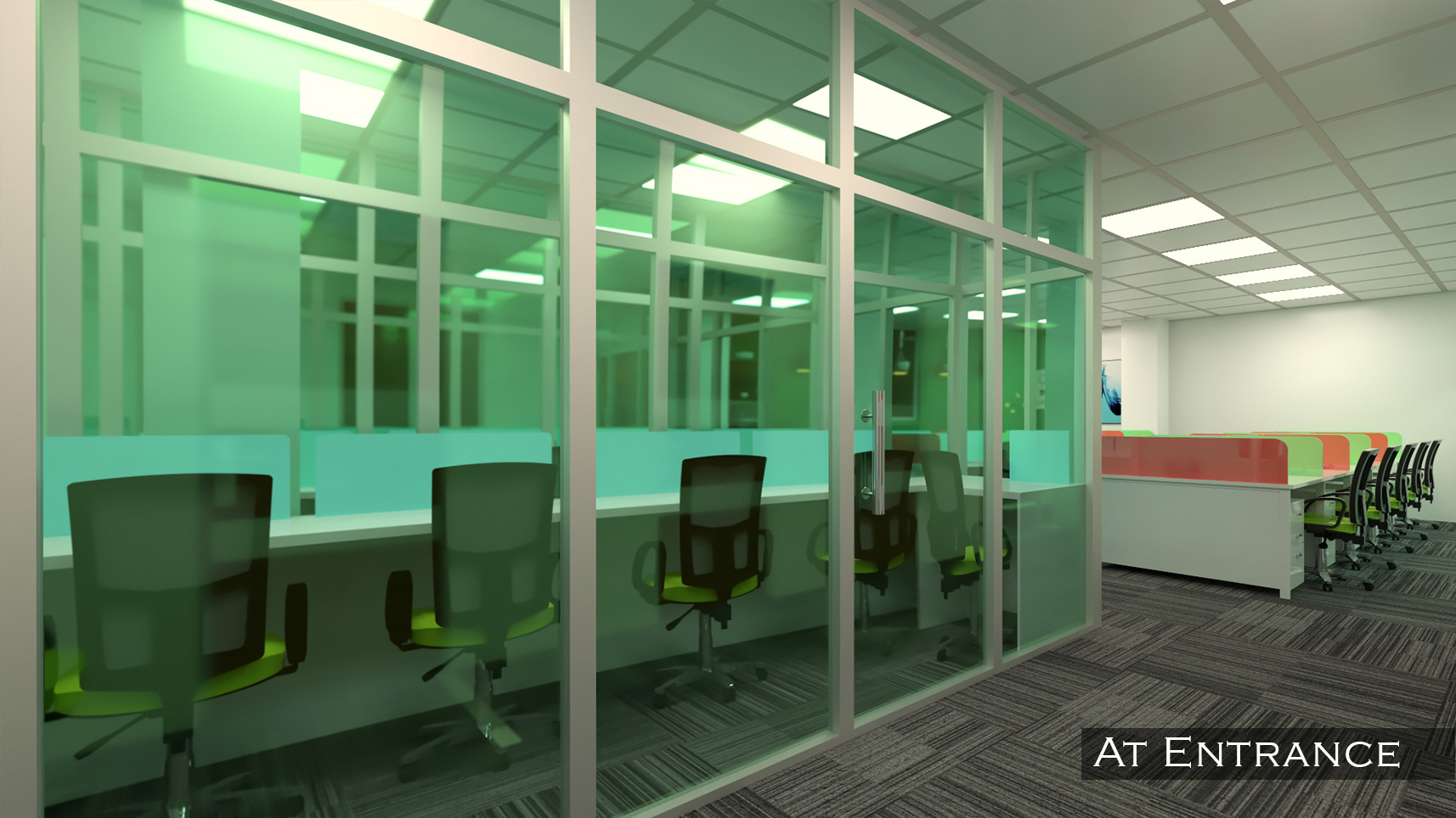 印度班加罗尔办公室空间设计与视觉化-7