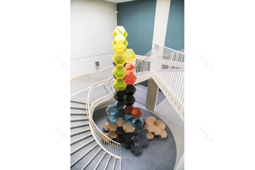 奥恩德尔学校科技大楼《STEM》雕塑设计-14