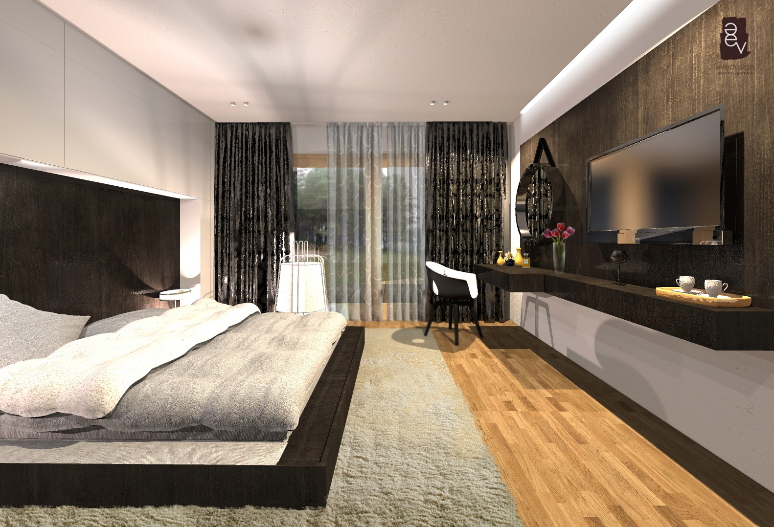 黑白极简别墅设计，展现空间纯粹之美-5