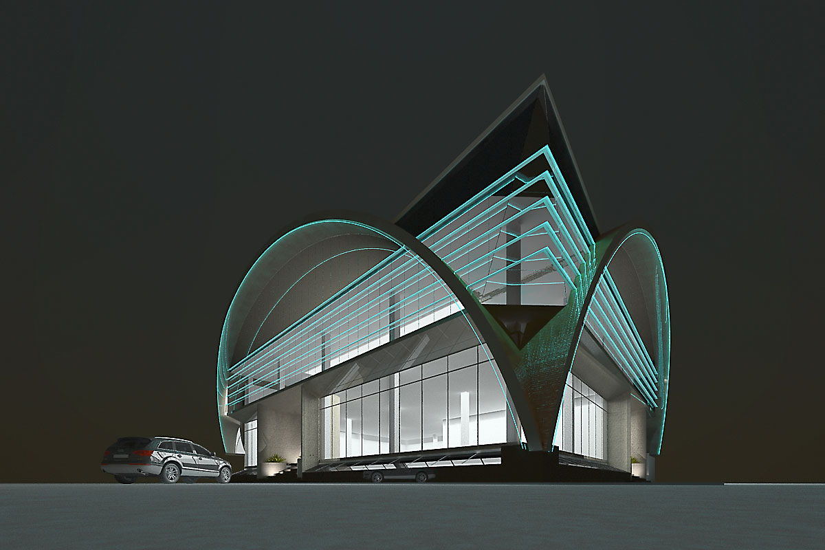 竞争激烈的办公空间设计-1