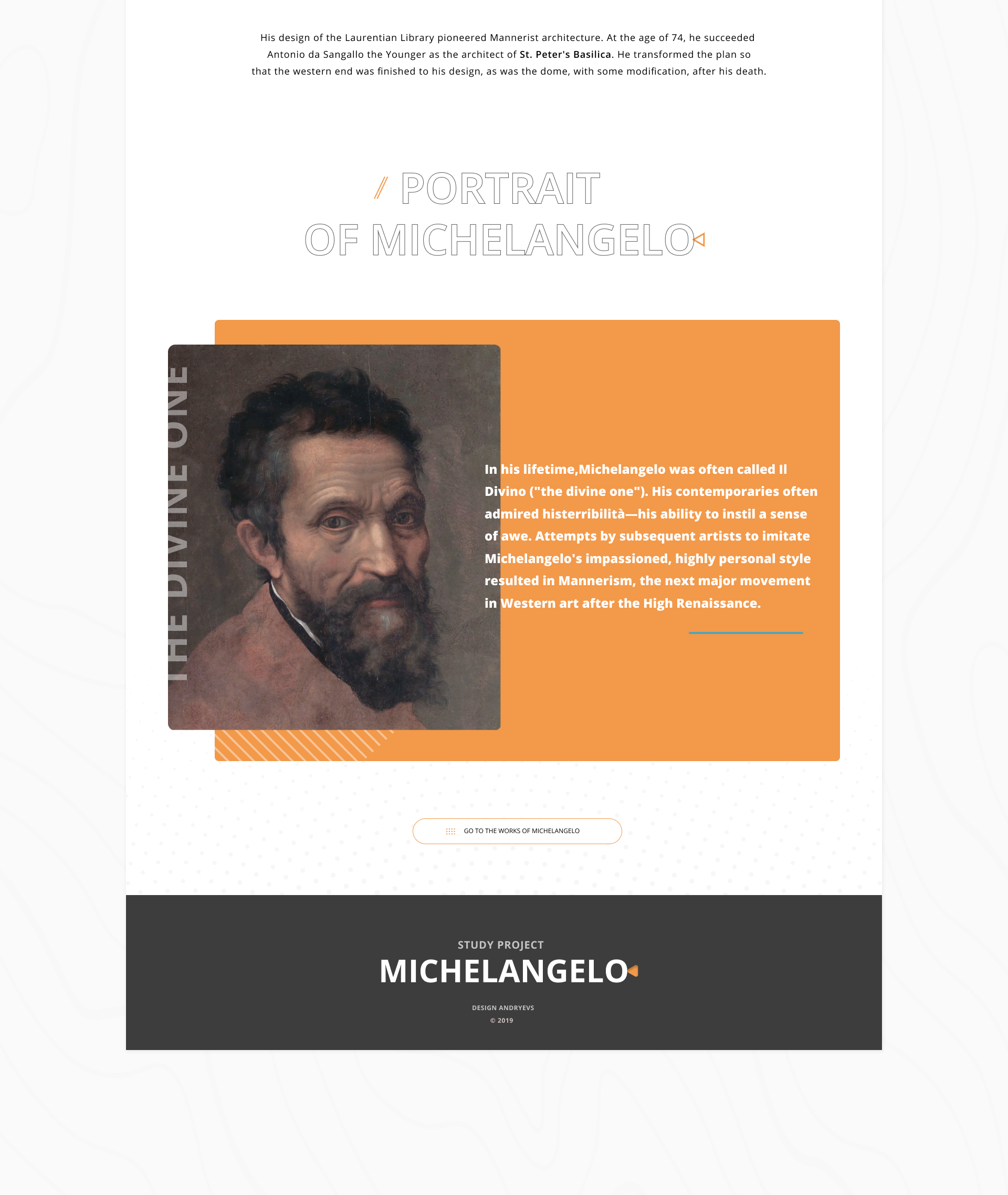 Web design art project UX /UI-7