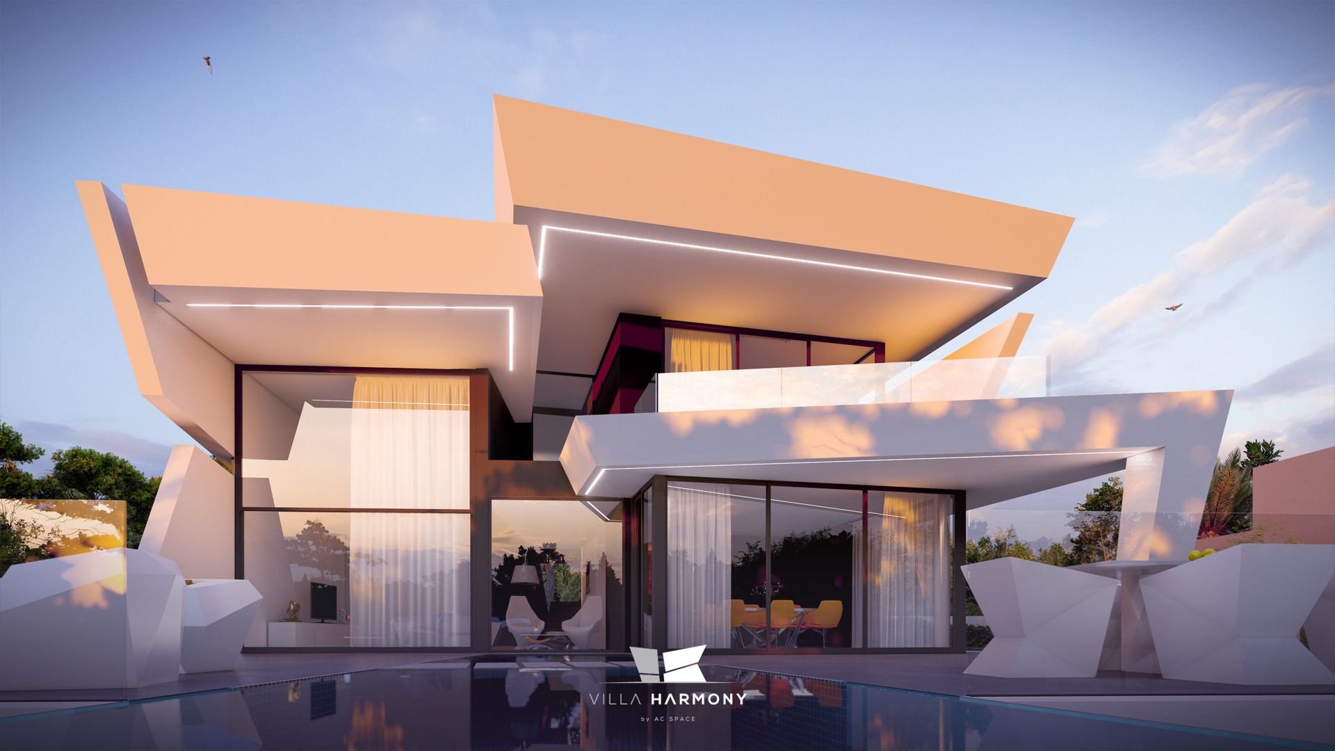 2019 年完工的葡萄牙维拉和谐独栋别墅-1