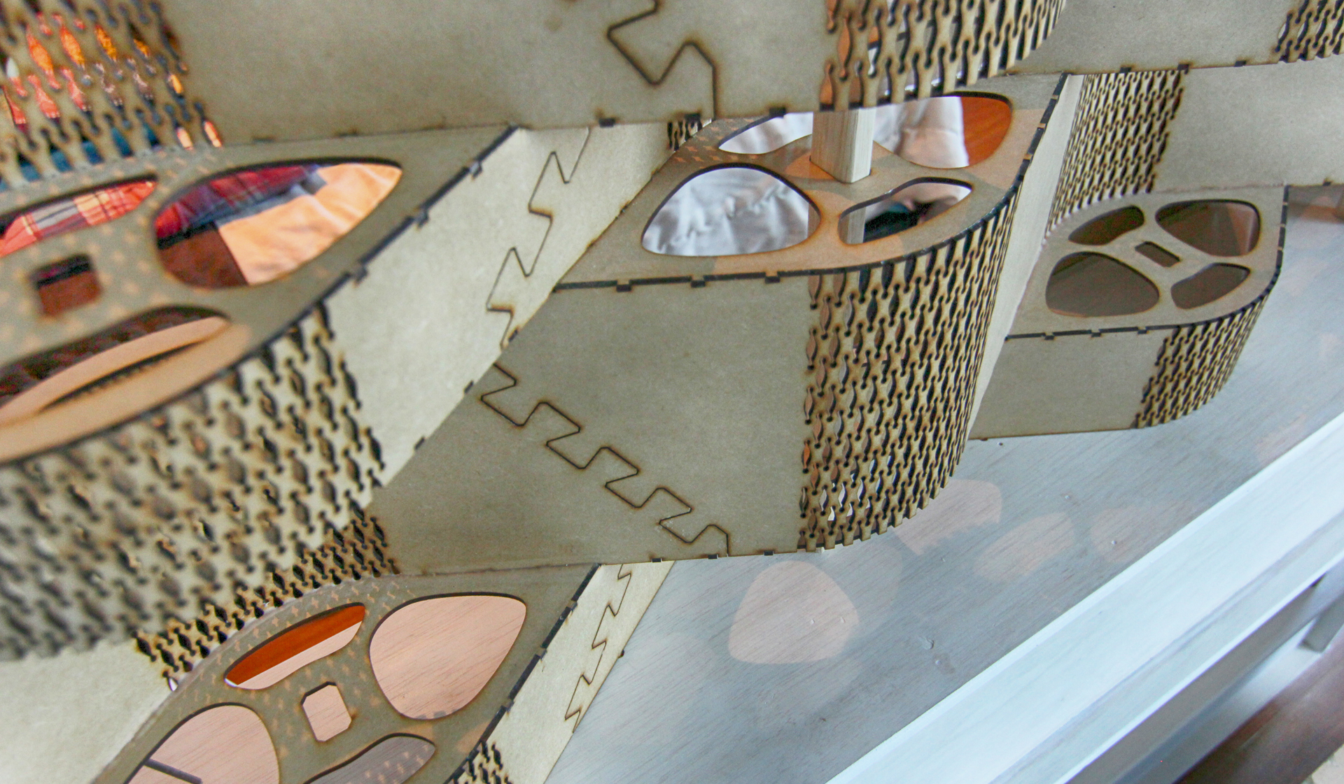 激光切割木质隔断家具设计-7