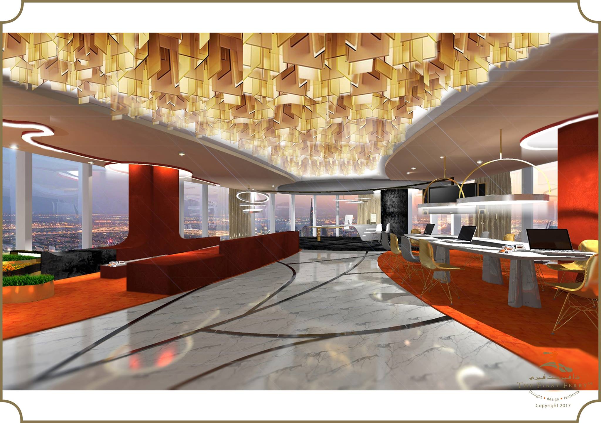 二进制塔 | 迪拜商务湾私人豪华办公空间-0