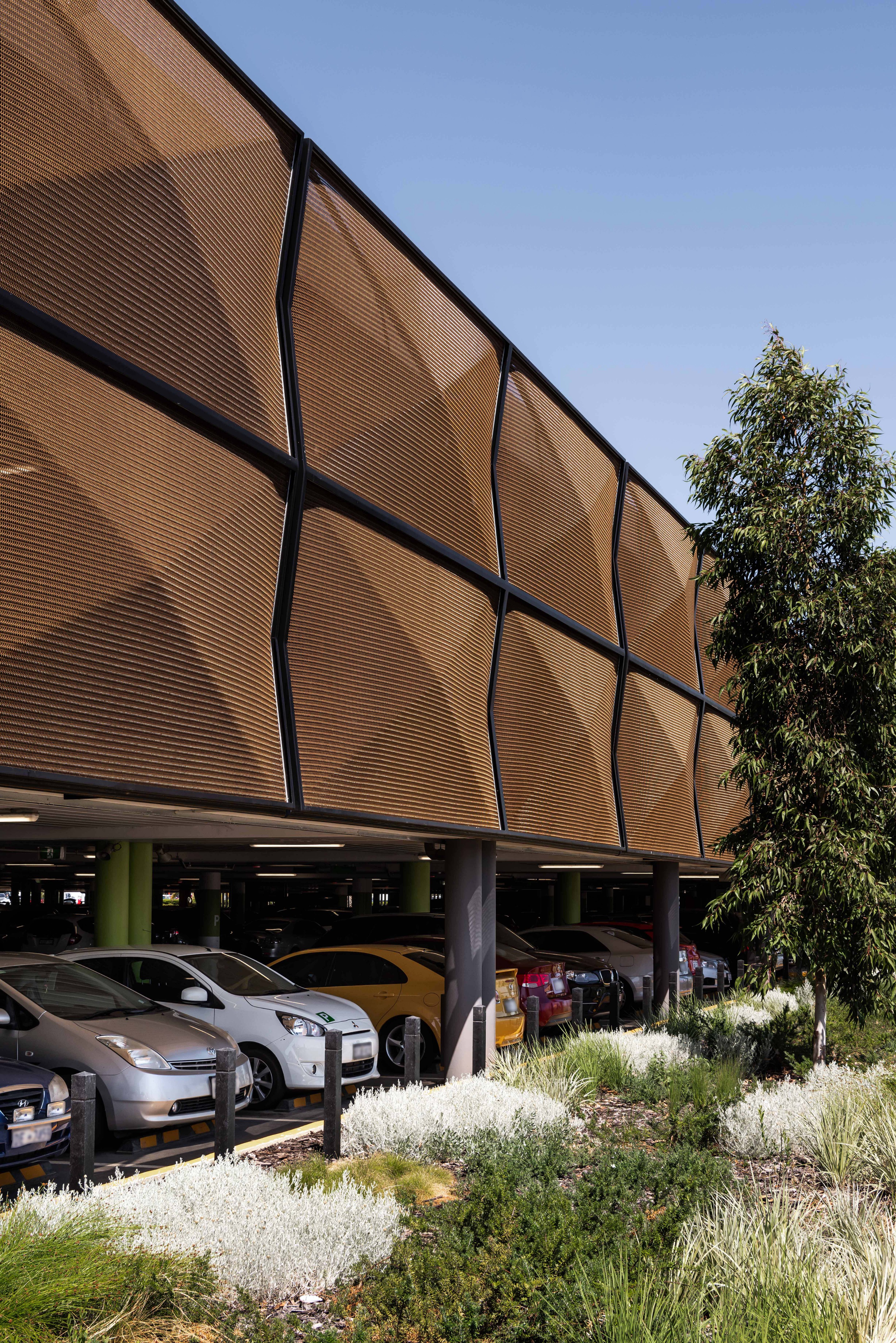 Solar Shading Pyramids for Westfield Carousel Parking Garage-6