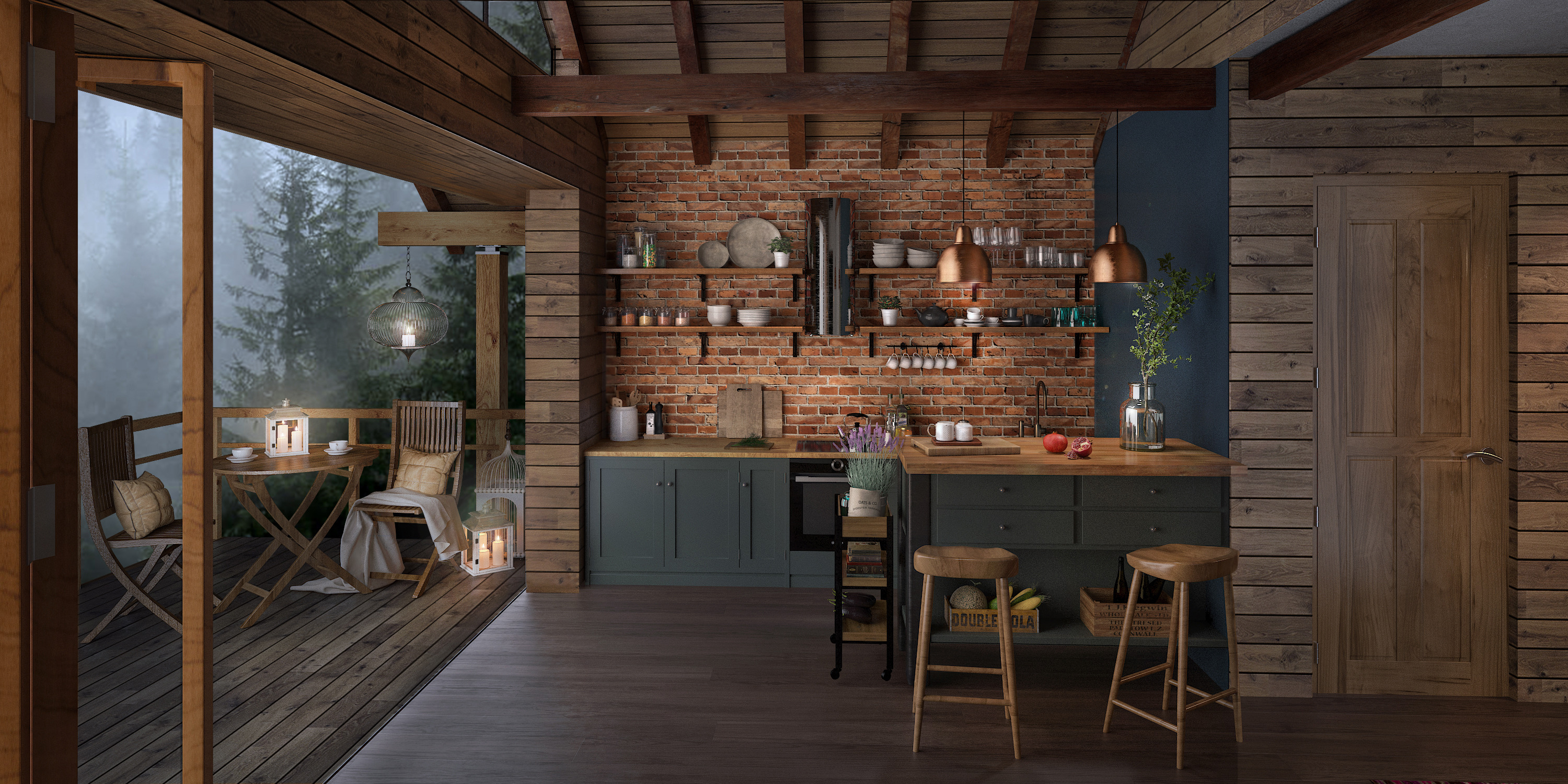 周末度假别墅 | 简约乡村风格营造温馨恬静空间-3