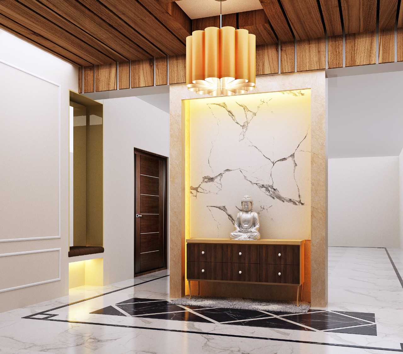 2019 年海德拉巴最高住宅楼奢华室内设计-1