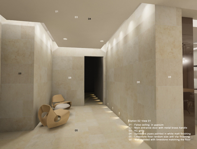 迪拜豪华顶层公寓室内设计-25