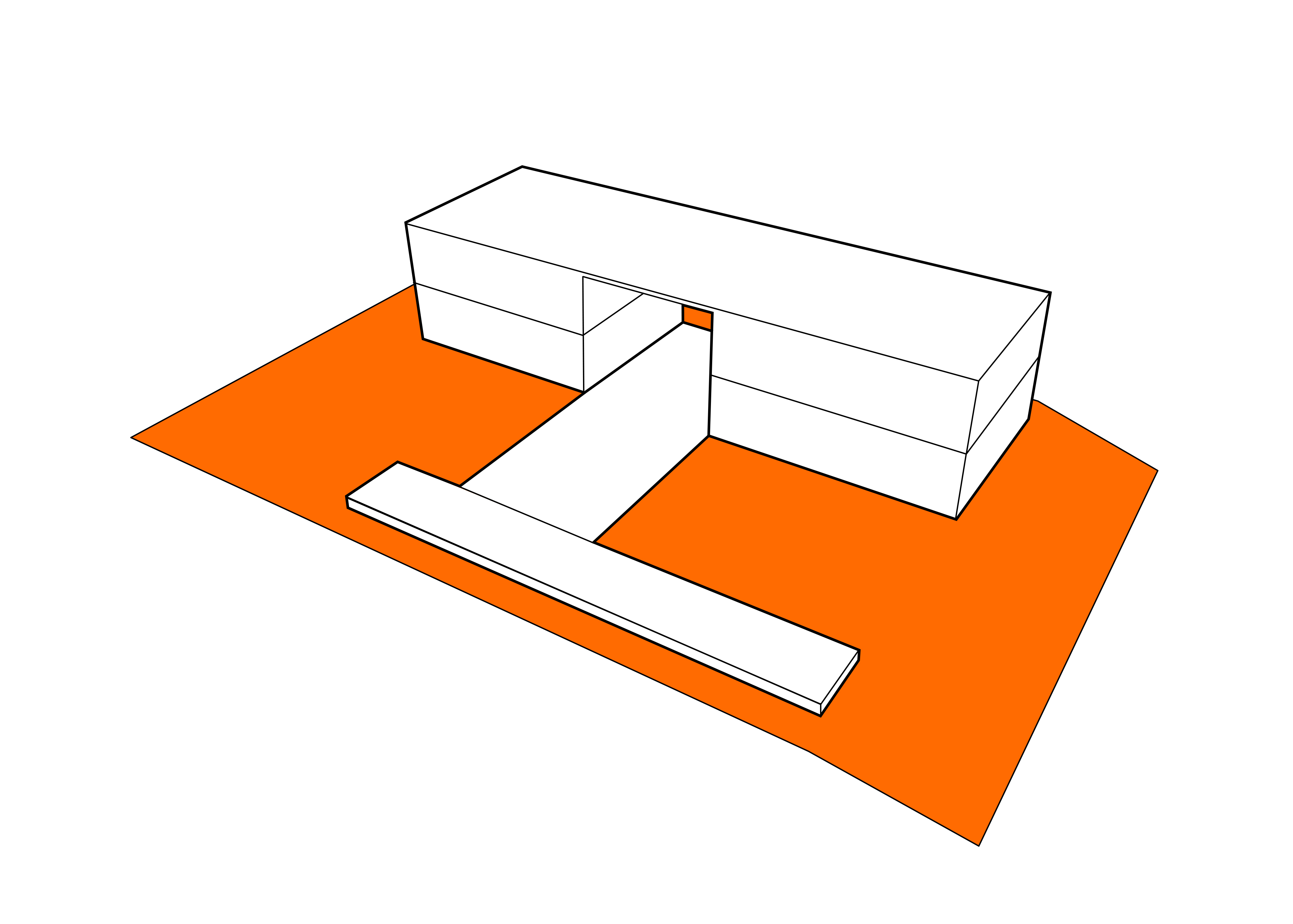 悬浮金属结构光影交织的宜居空间-16