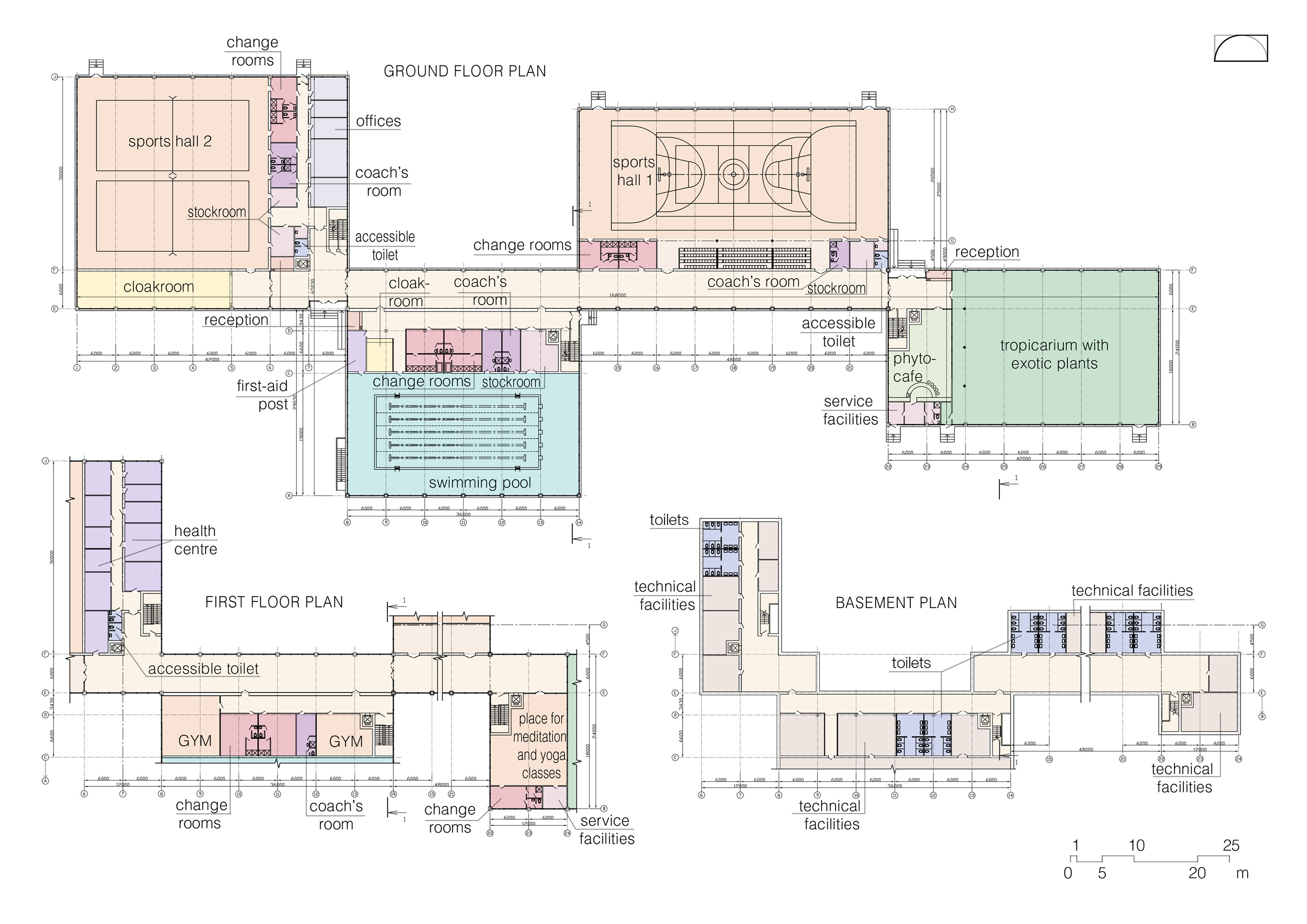 绿野体育中心——现代生态多功能运动场所-7
