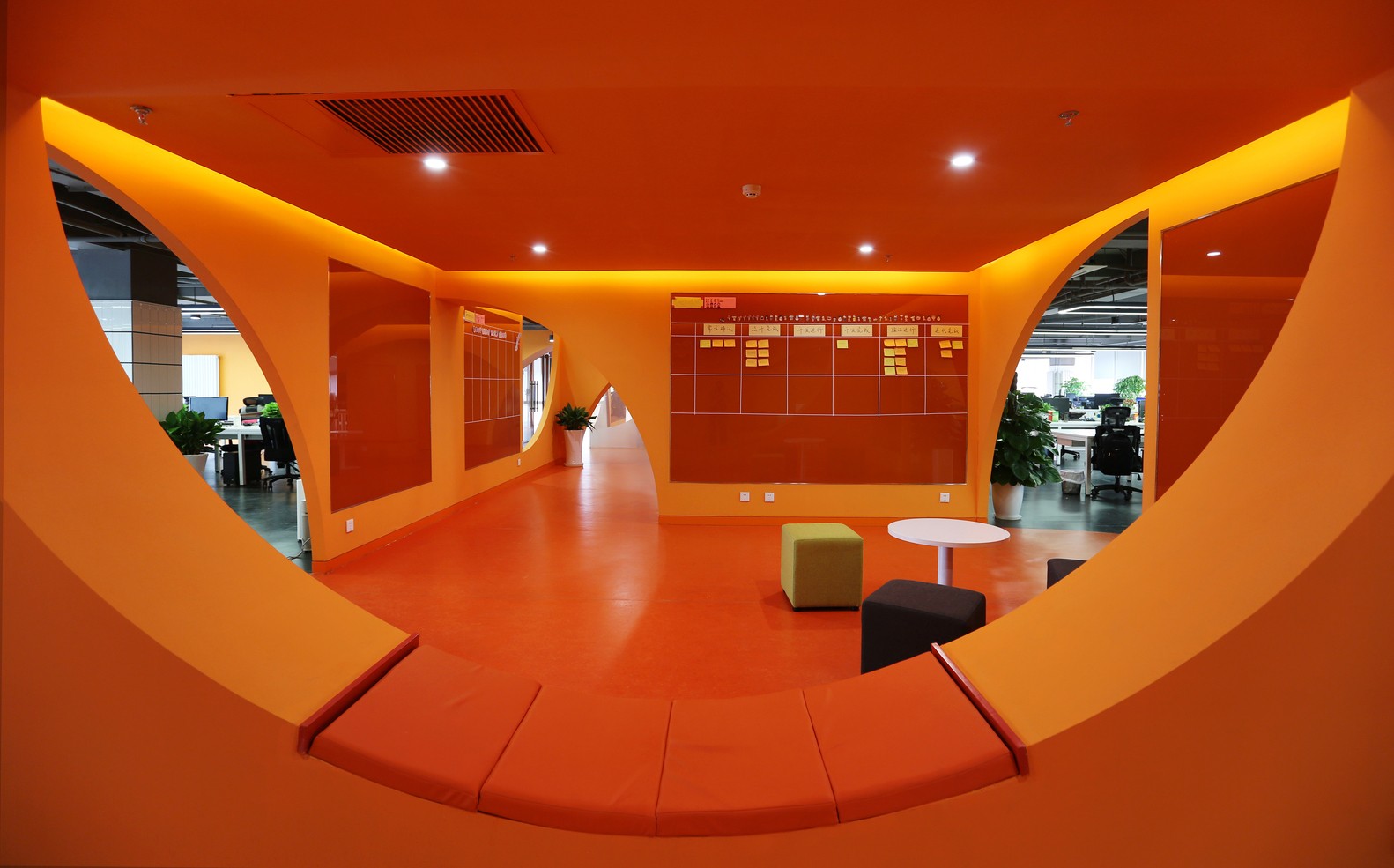 北京优锘科技办公室——"空间中的空间"设计理念-16