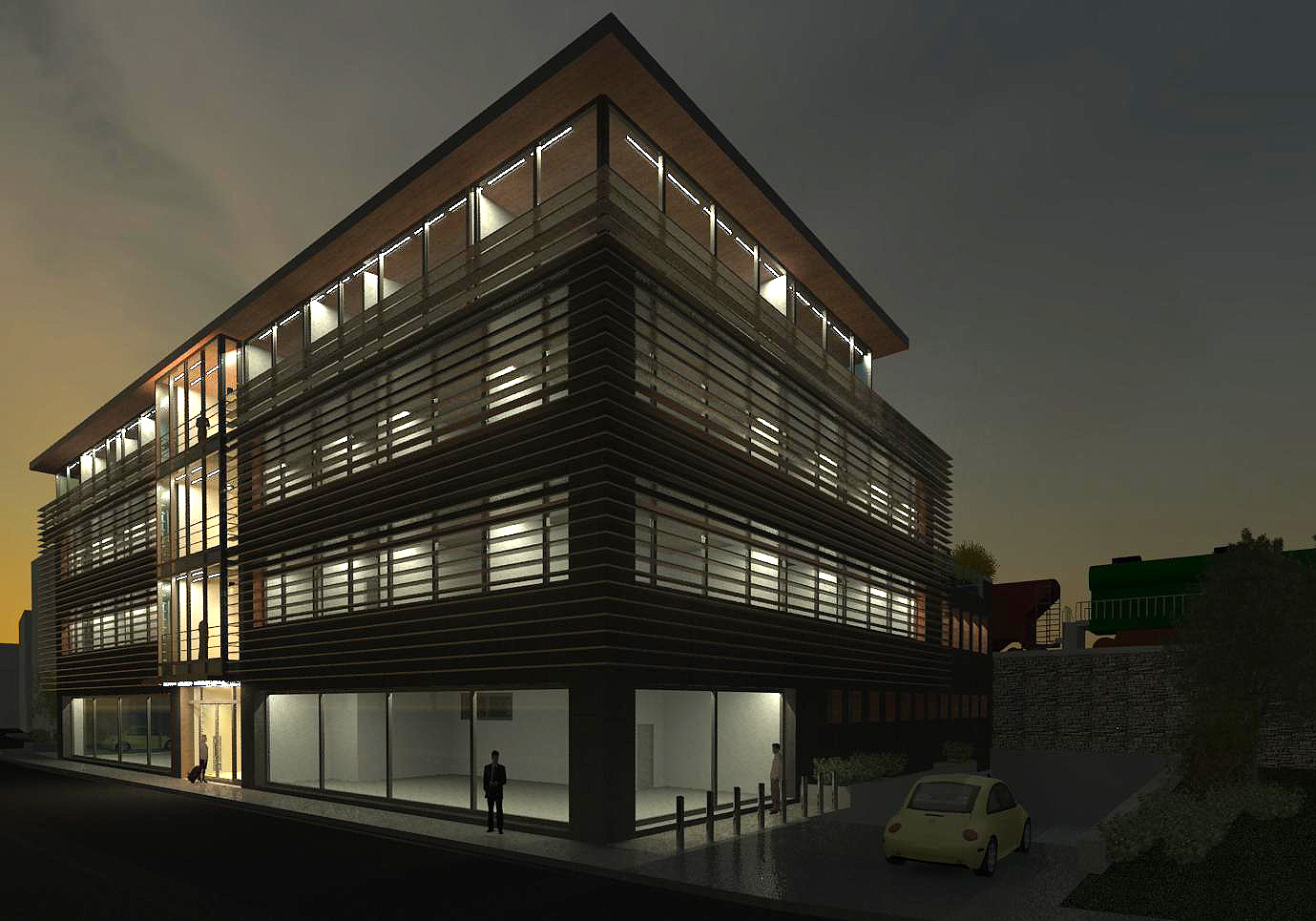 2003 年现代办公大楼设计案例分析-0