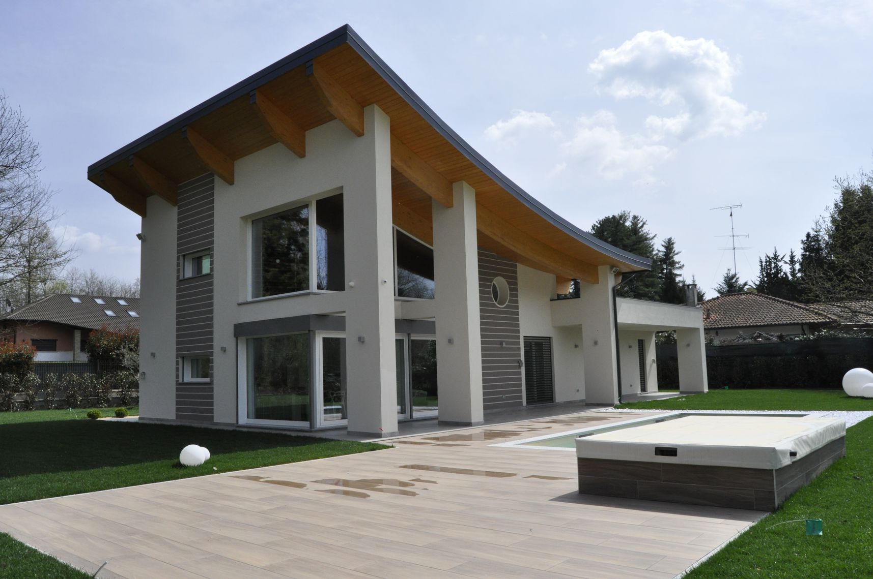 简约风格单家庭院住宅设计-1