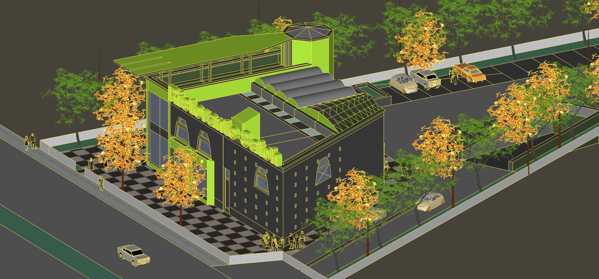 梦幻未成的日本餐厅设计-24