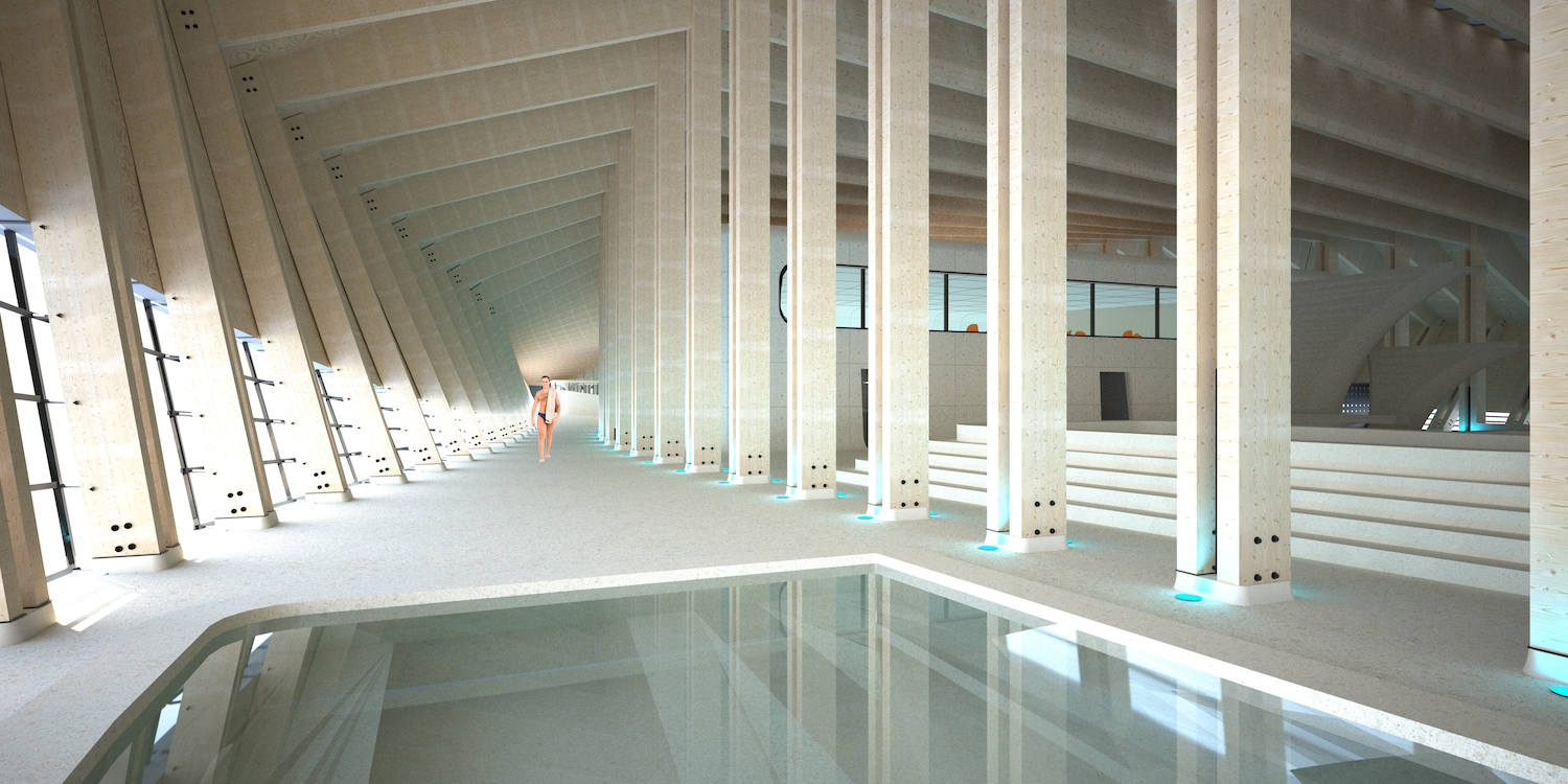 波浪形游泳馆设计-5