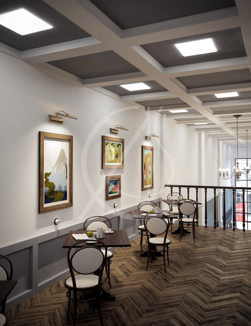 英伦风融合沙特文化,打造校园热点学生咖啡厅-23