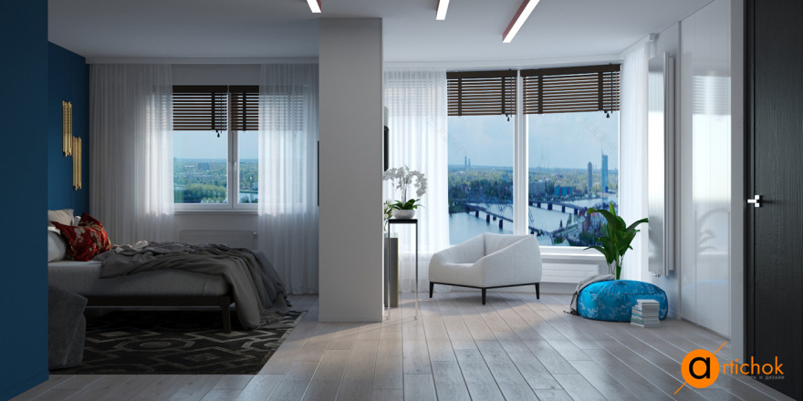 城市景观尽收眼底的艺术公寓-20