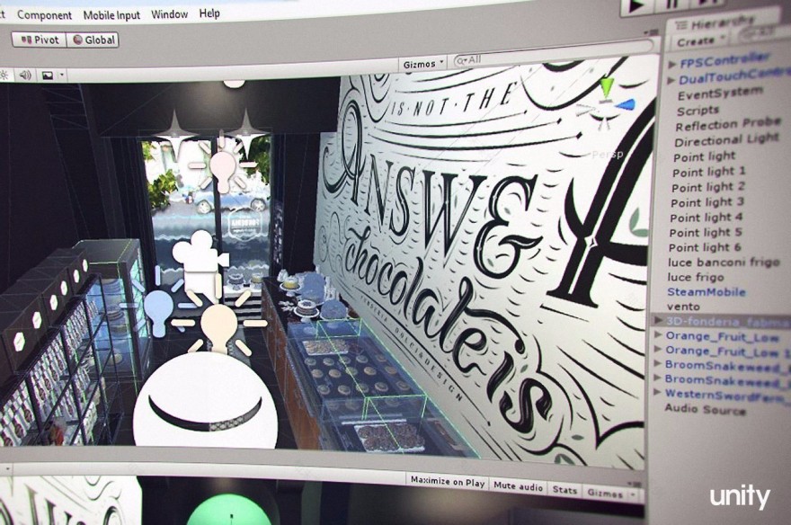 罗马甜品店 | 3D 实时导航与创意工作室的完美结合-17