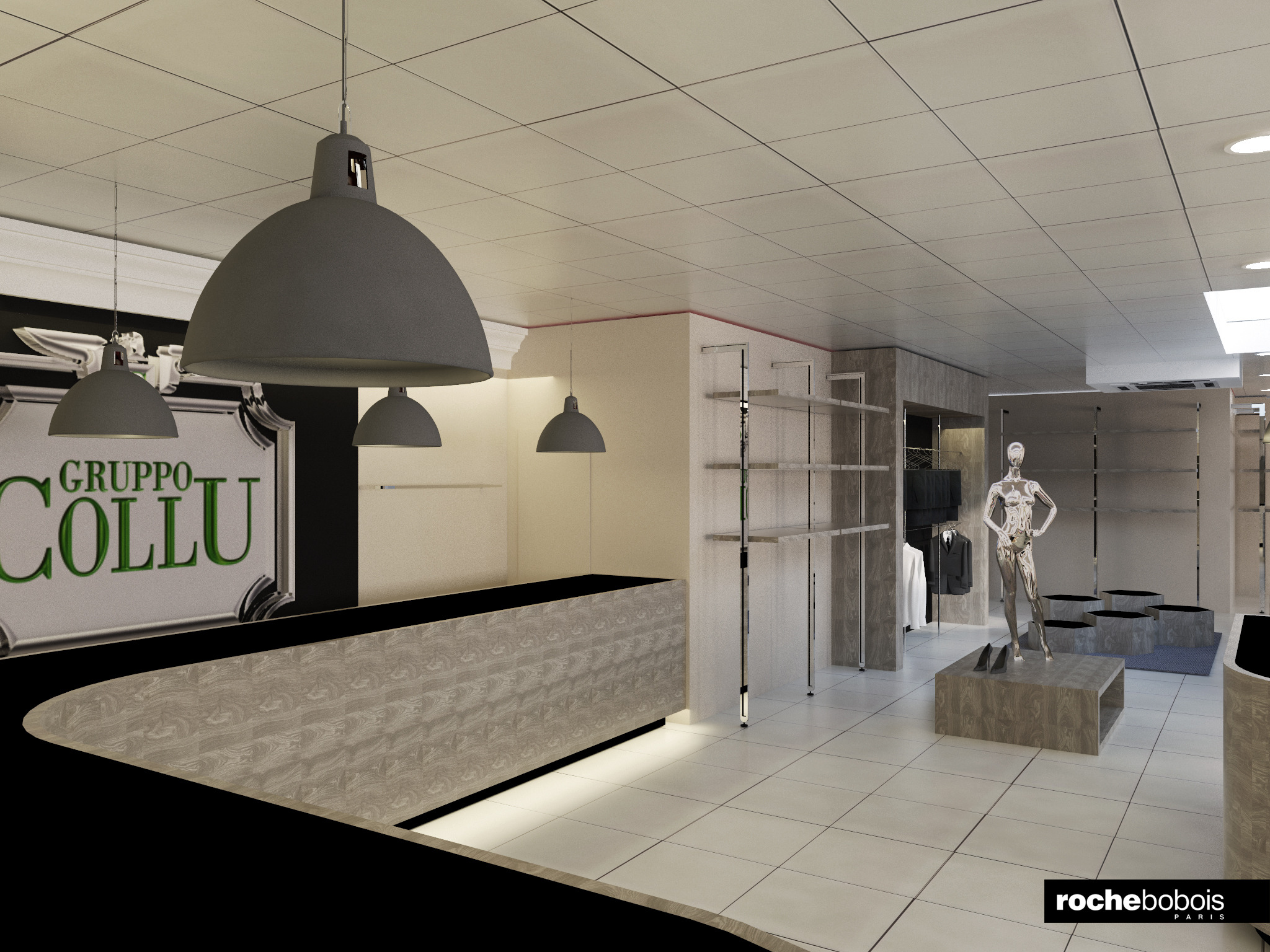 三层 600 平米展示空间的室内设计佳作-8