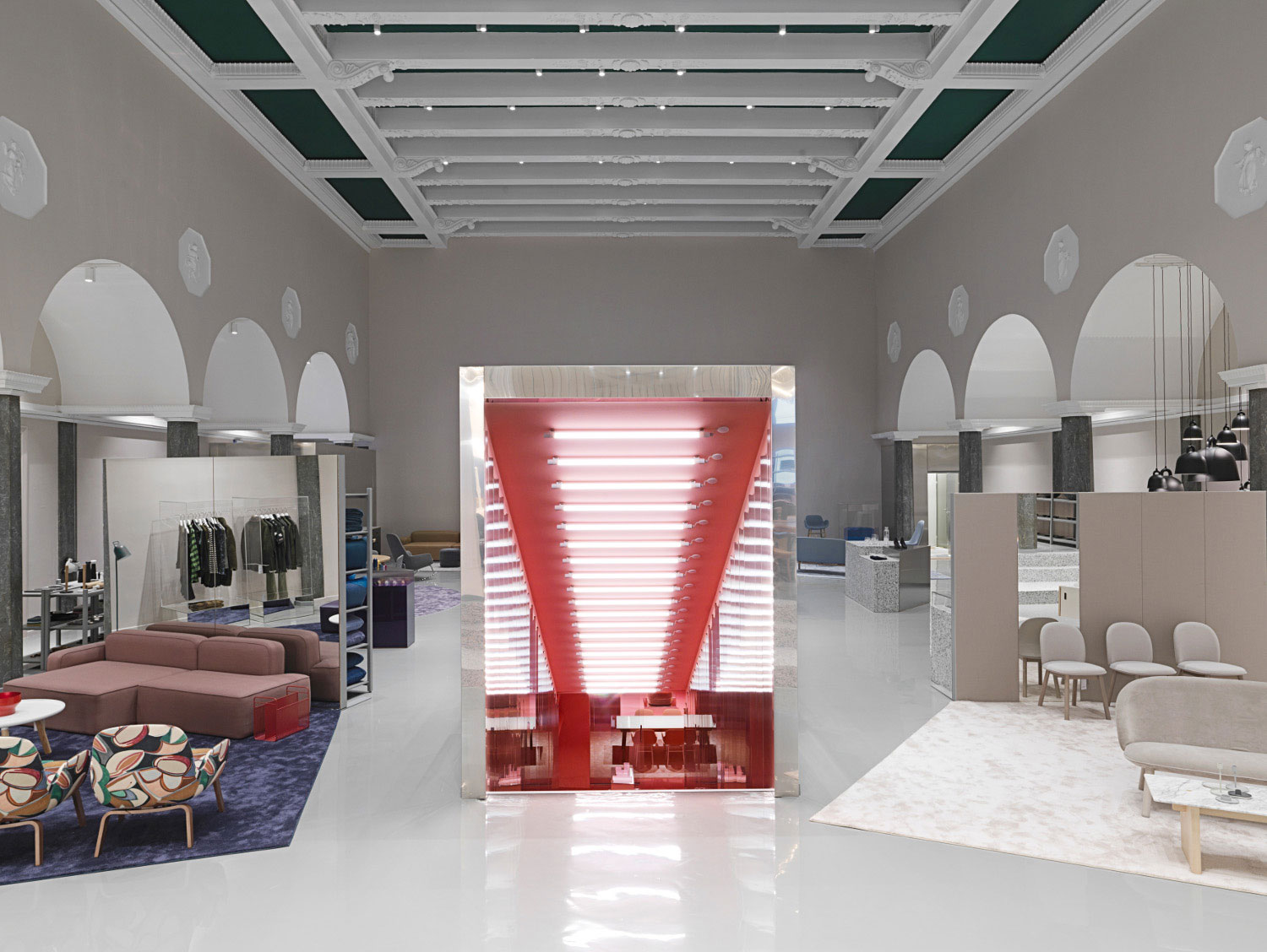 哥本哈根诺曼新旗舰店的粉色梦幻空间-22