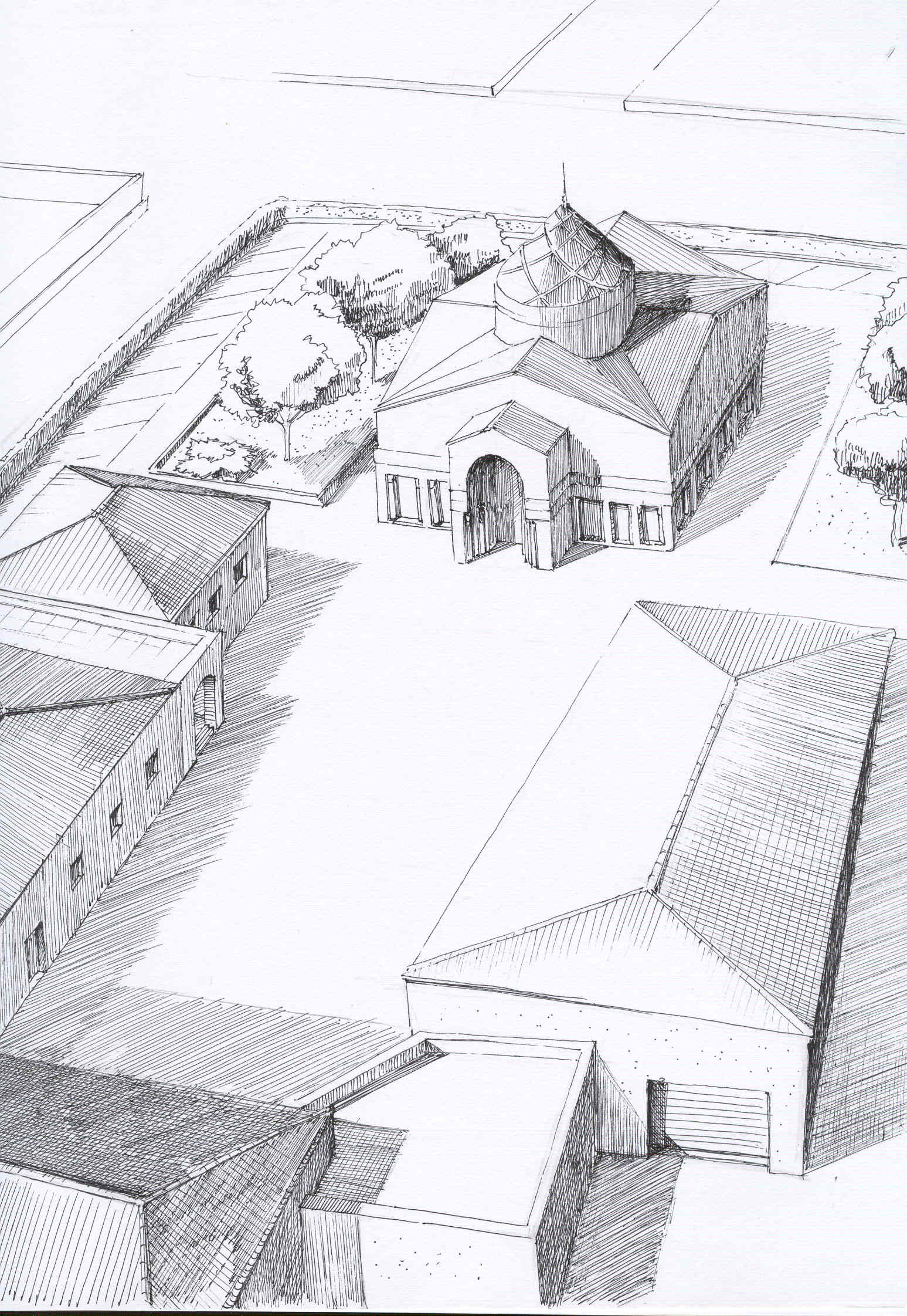 未实现的教堂设计 | 四圣冠图腾-6