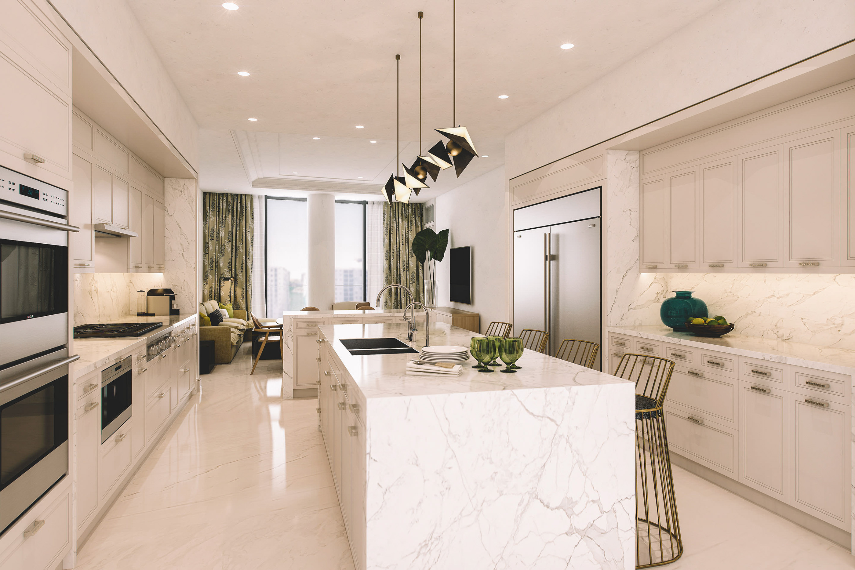 佛罗里达迈阿密“浴场俱乐部庄园”室内设计展示-5