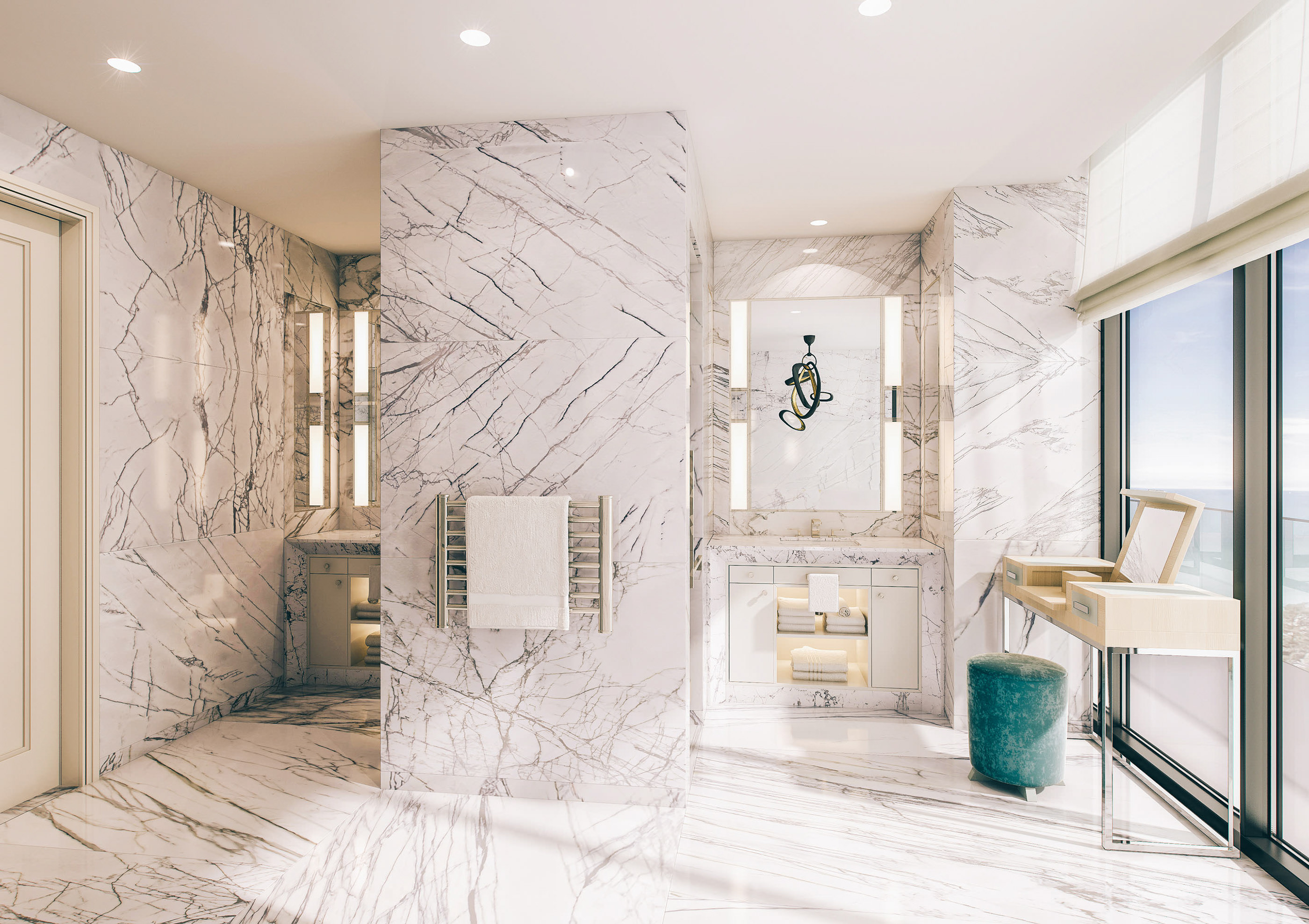 佛罗里达迈阿密“浴场俱乐部庄园”室内设计展示-8