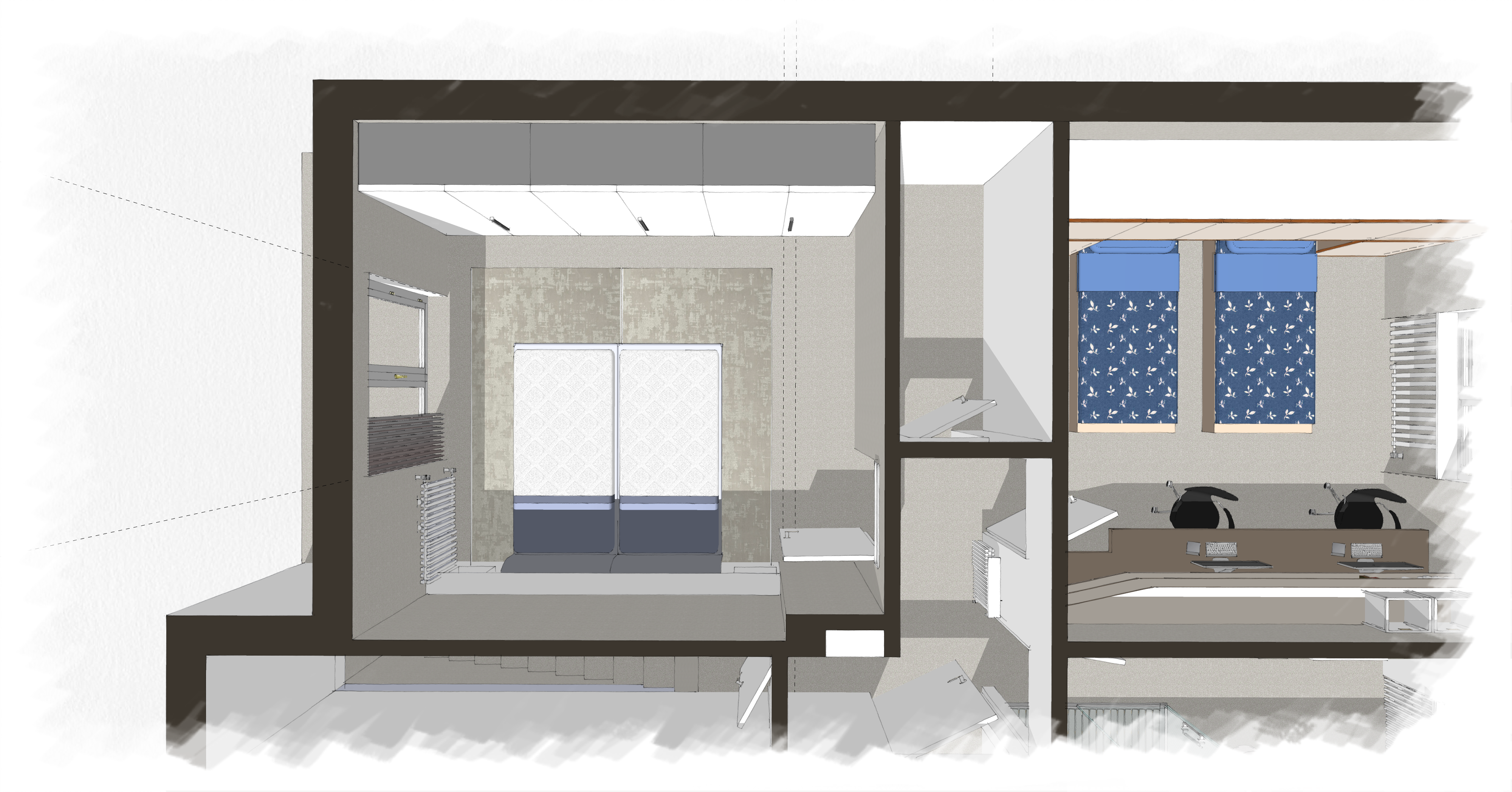 旧别墅变现代舒适家居，设计亮点实现空间增值-18