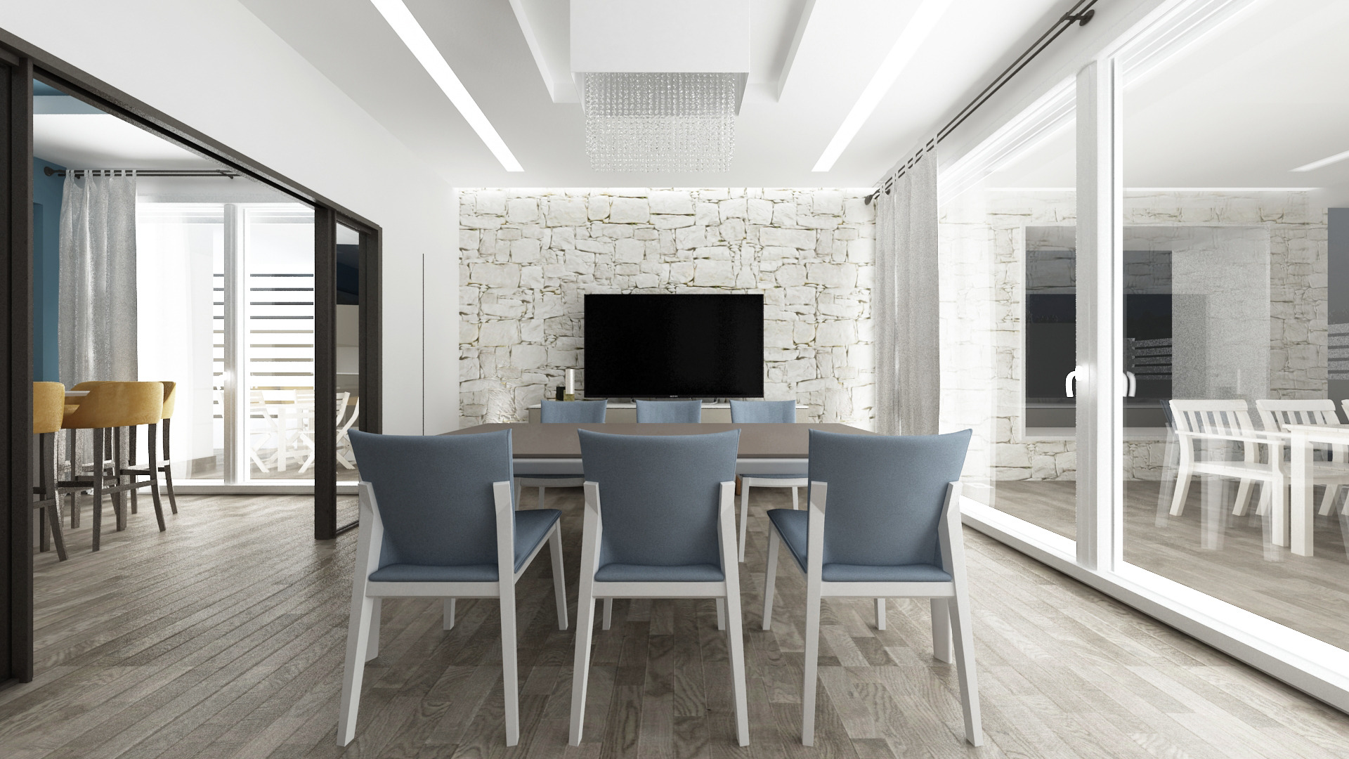 现代家庭别墅设计，室内外和谐共生-26