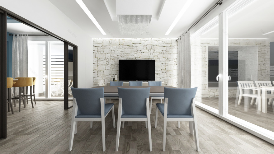 现代家庭别墅设计,室内外和谐共生-26