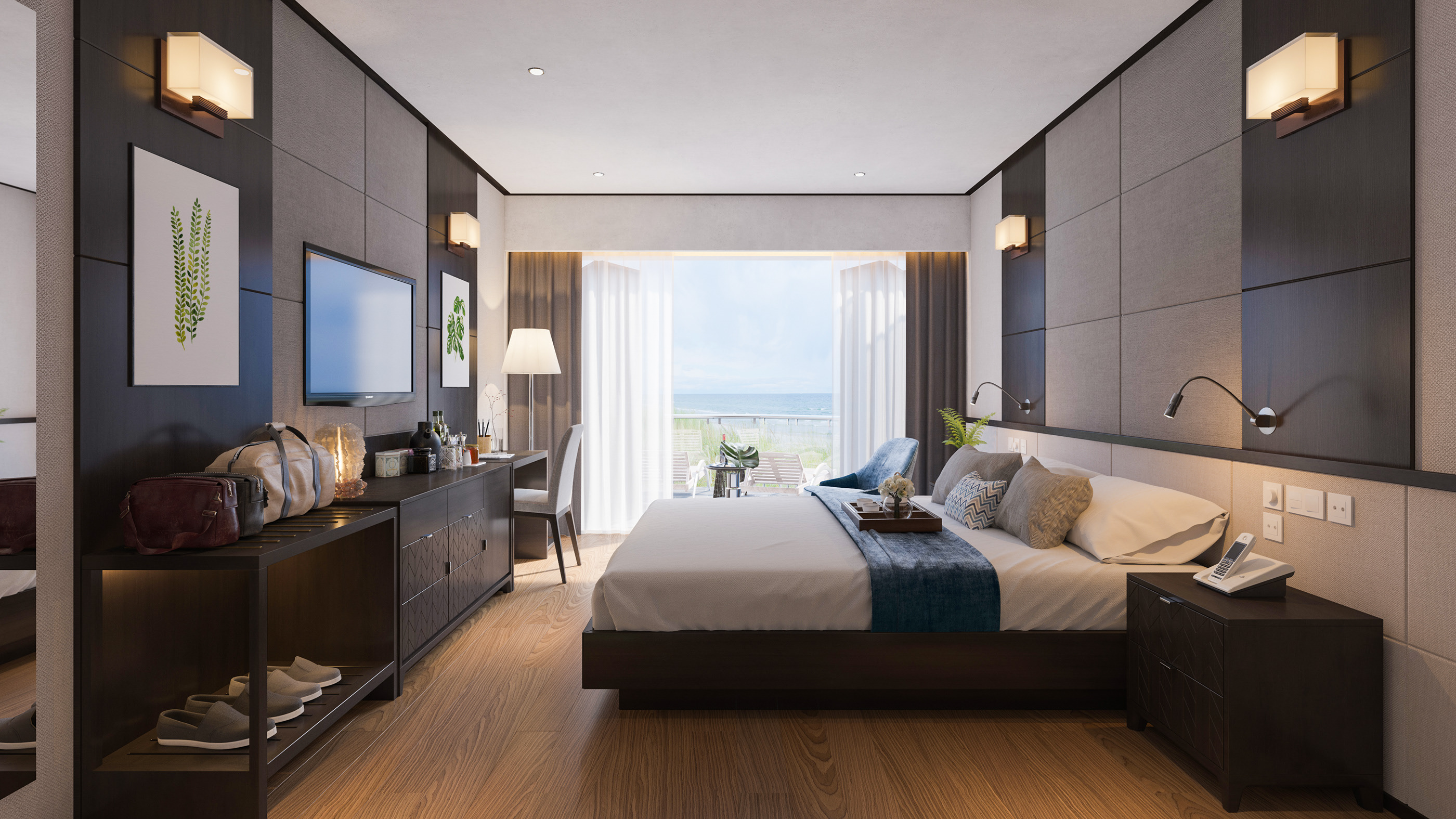 越南 Saigon MuiNe 度假村的豪华客房设计-3