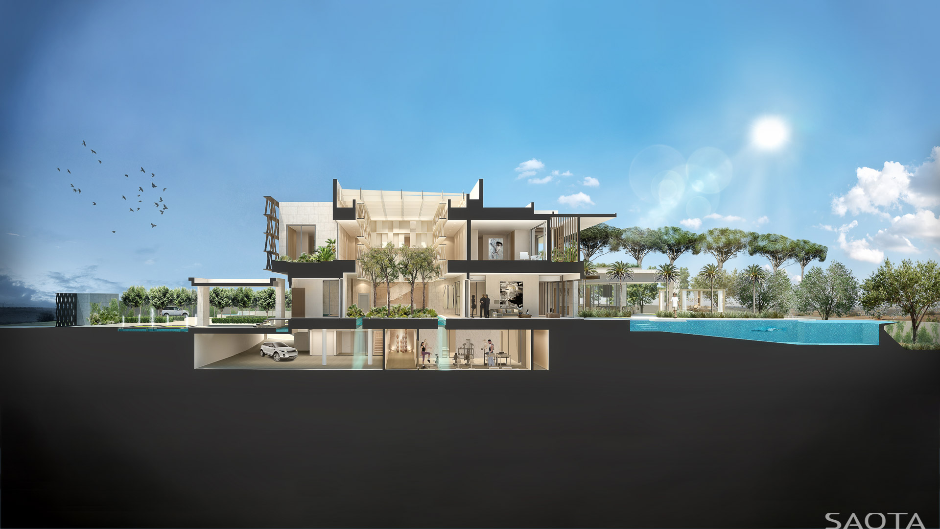 豪华别墅 现代风格+ Yet to be Built Modern Dream Homes by SAOTA – Part 1-8