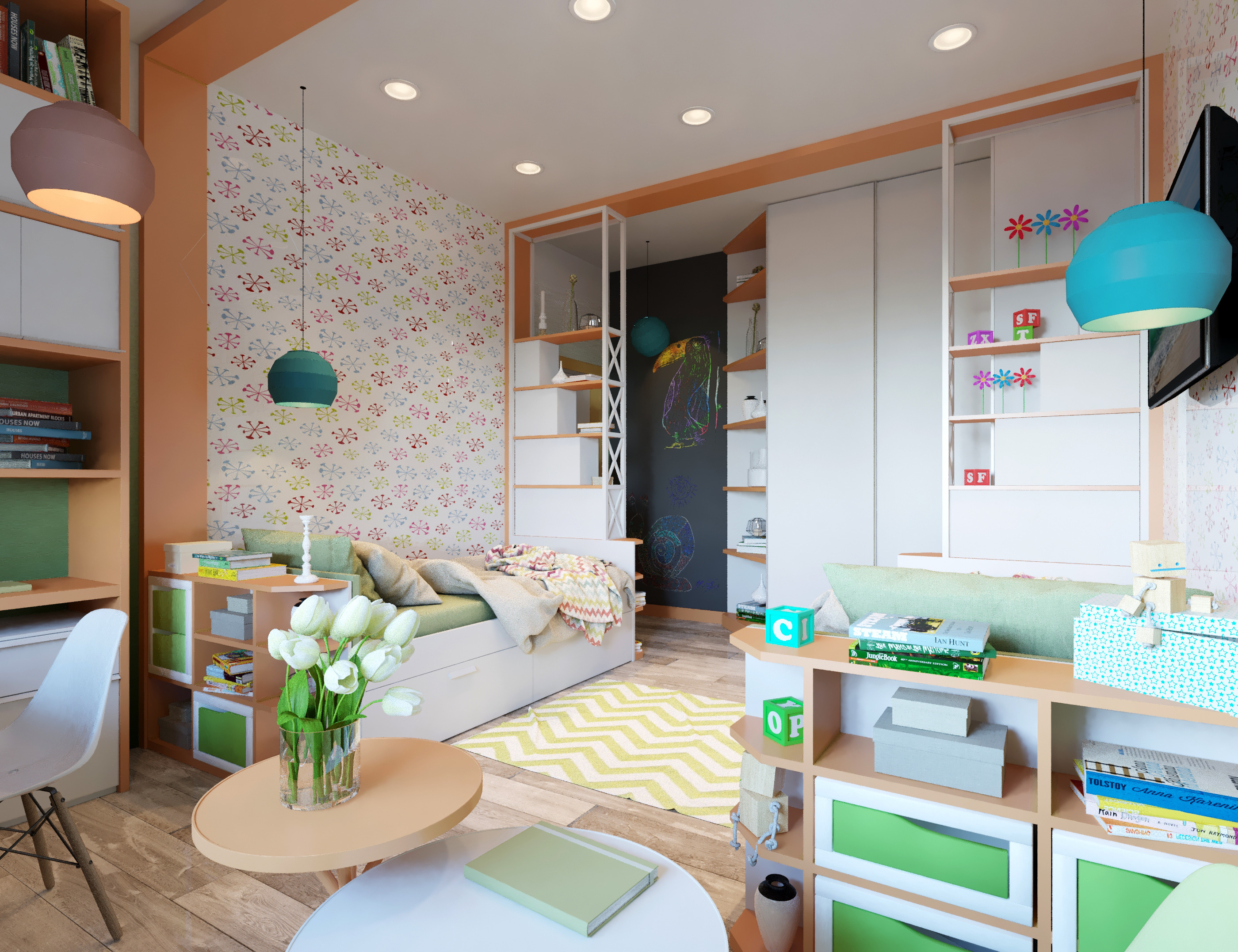 梦幻童趣空间—— Omnia 设计工作室儿童房案例鉴赏-11