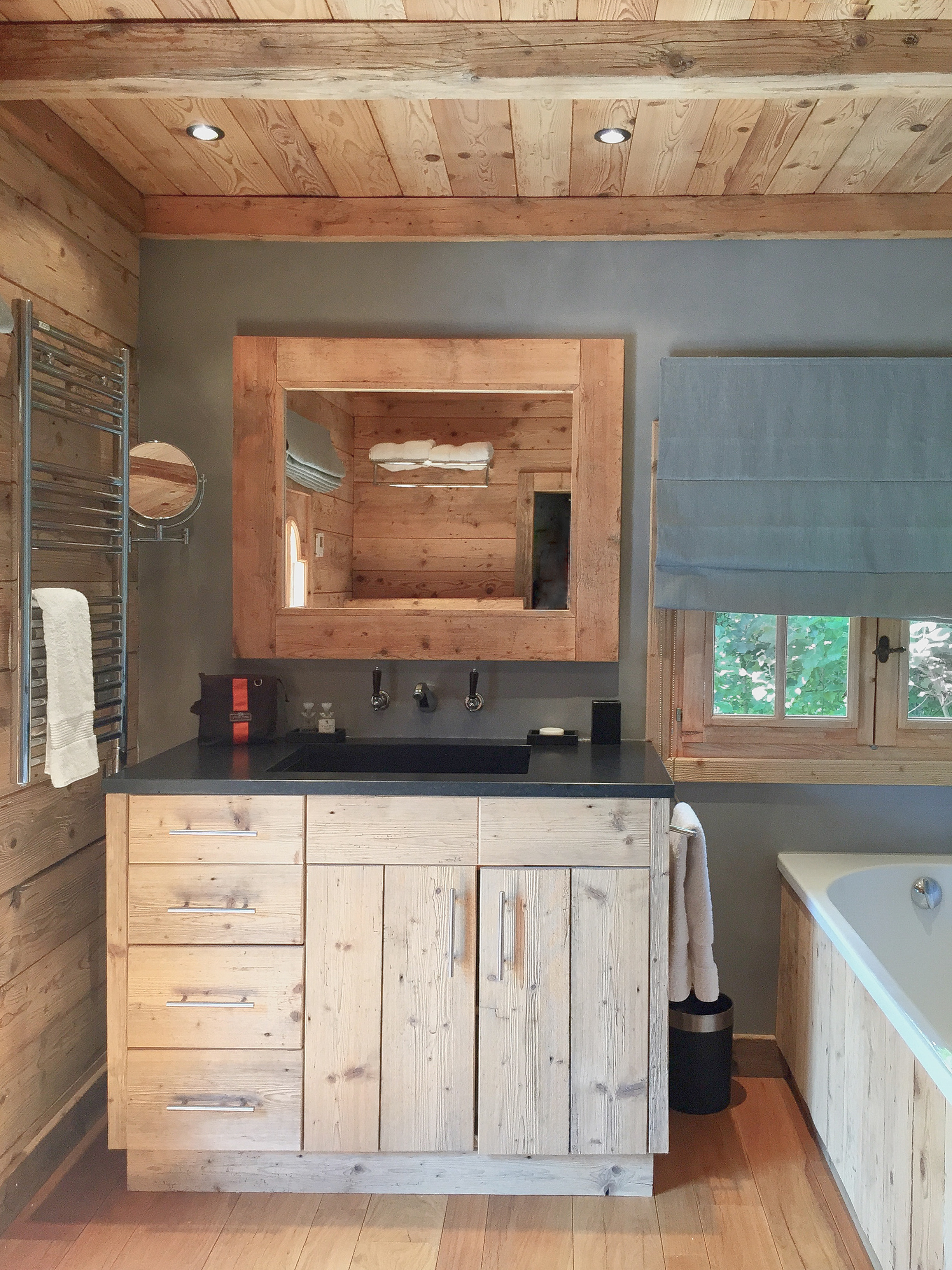 自然元素打造的阿尔卑斯山居设计-15