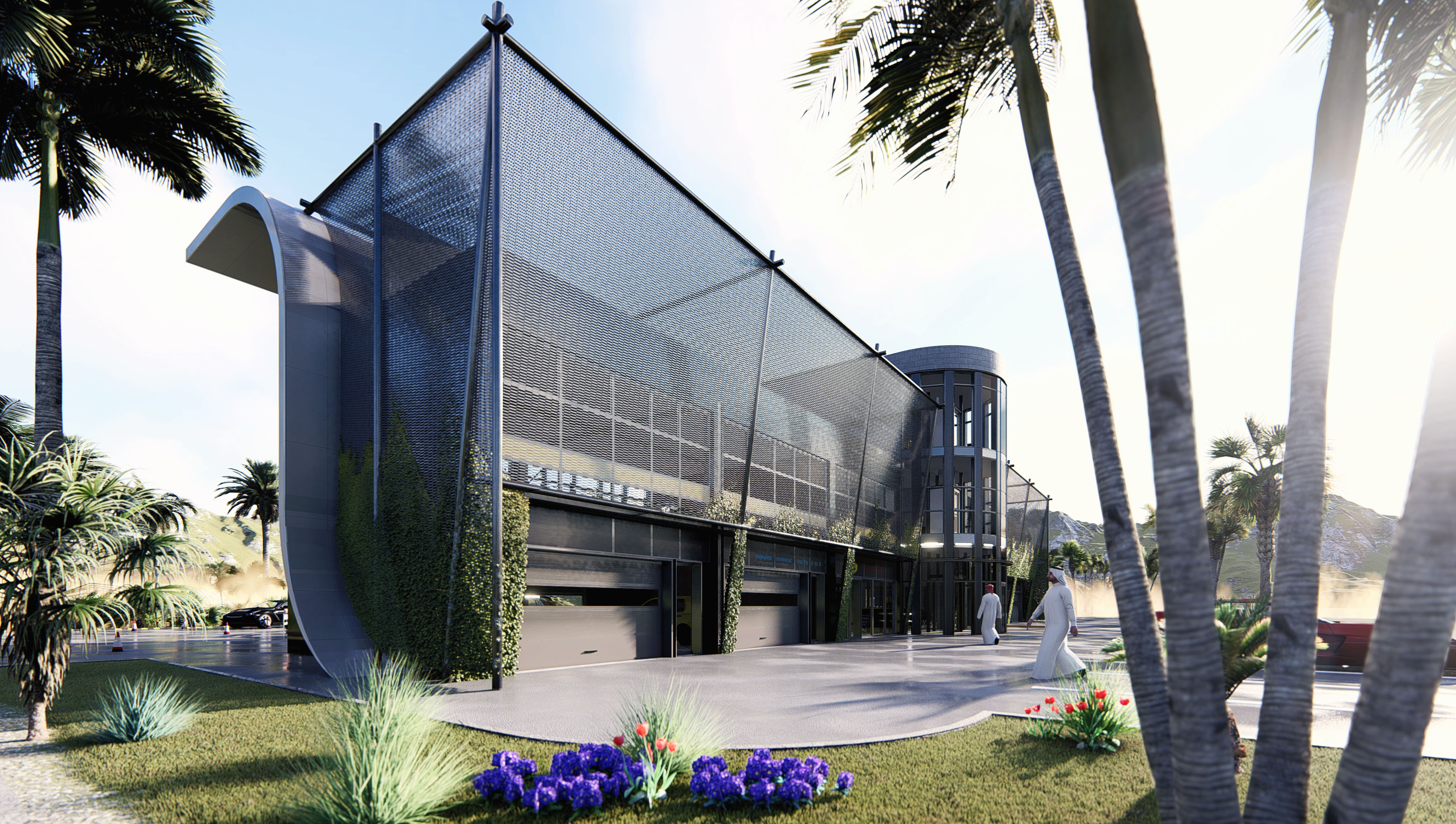 2018 年豪华服务汽车展示厅-0