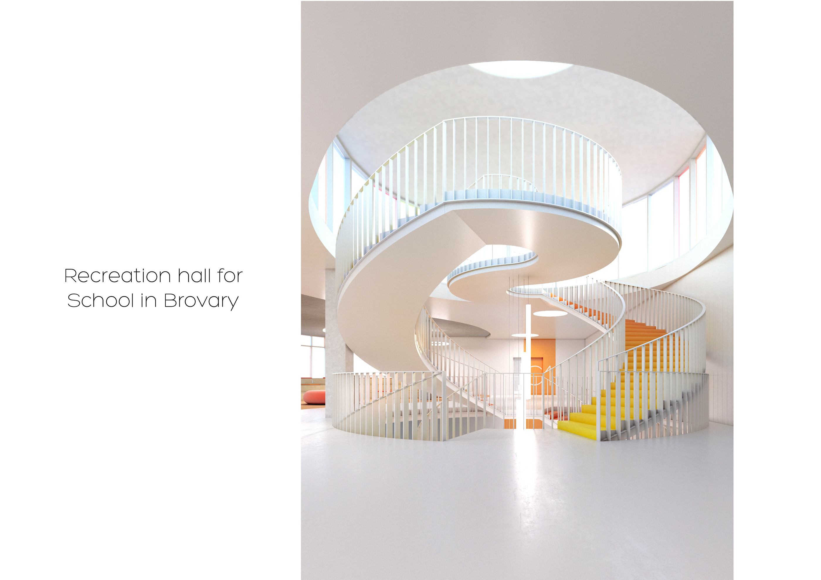 乌克兰公立学校娱乐厅设计-0