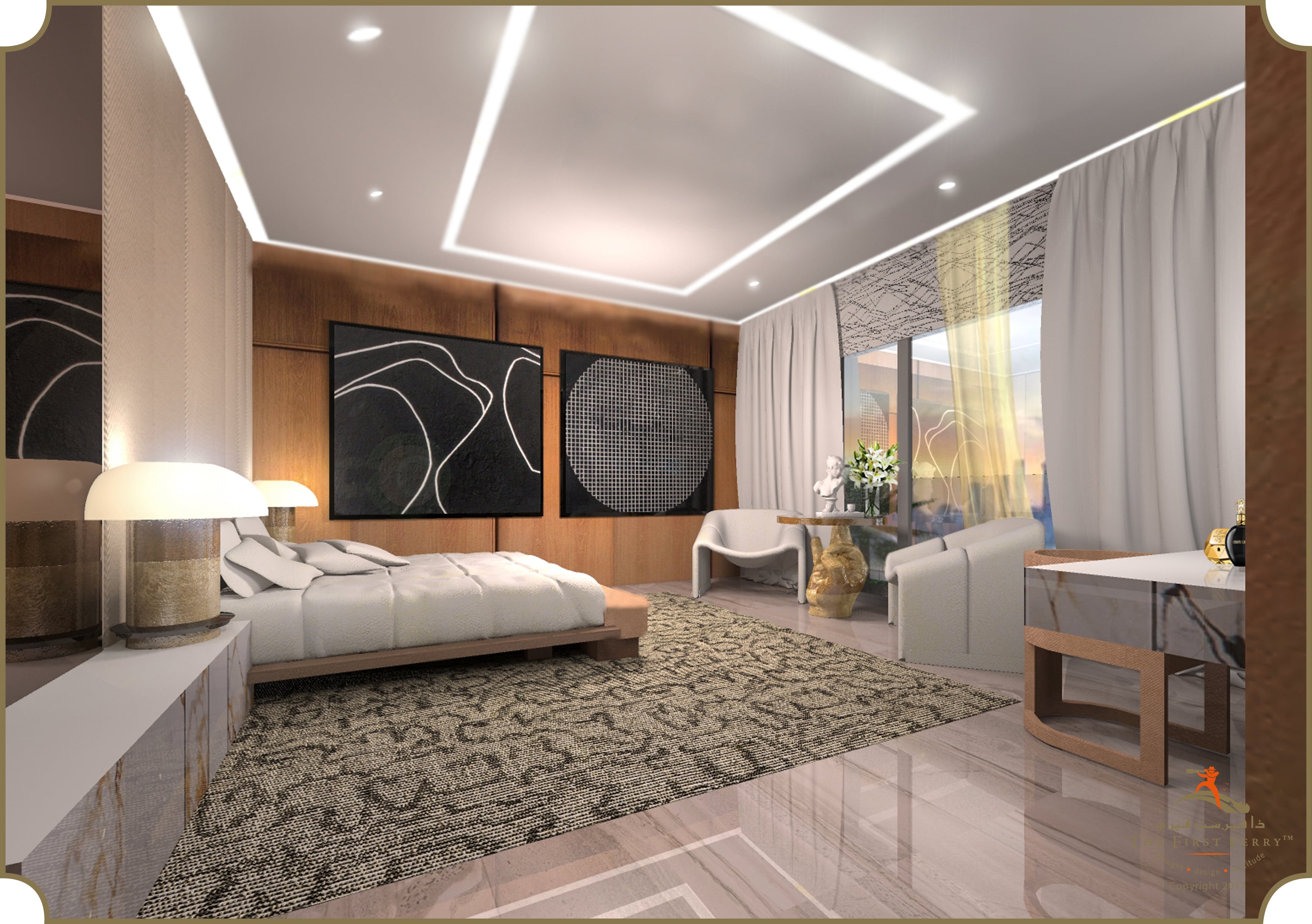 阿联酋沙迦别墅 | 现代与自然的和谐共生-19