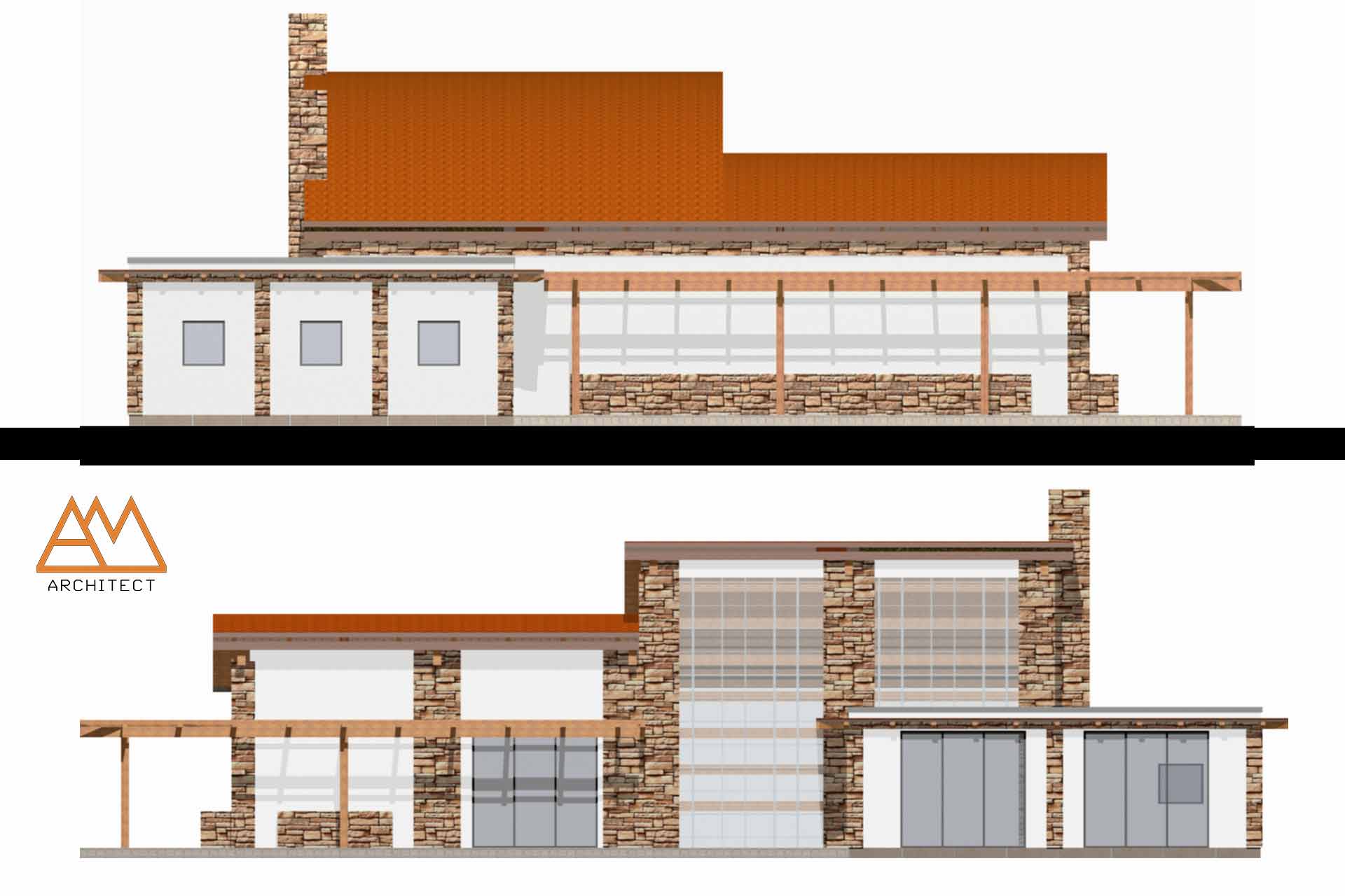 线性几何风格建筑 | 轻盈空间与充足光照的完美结合-14