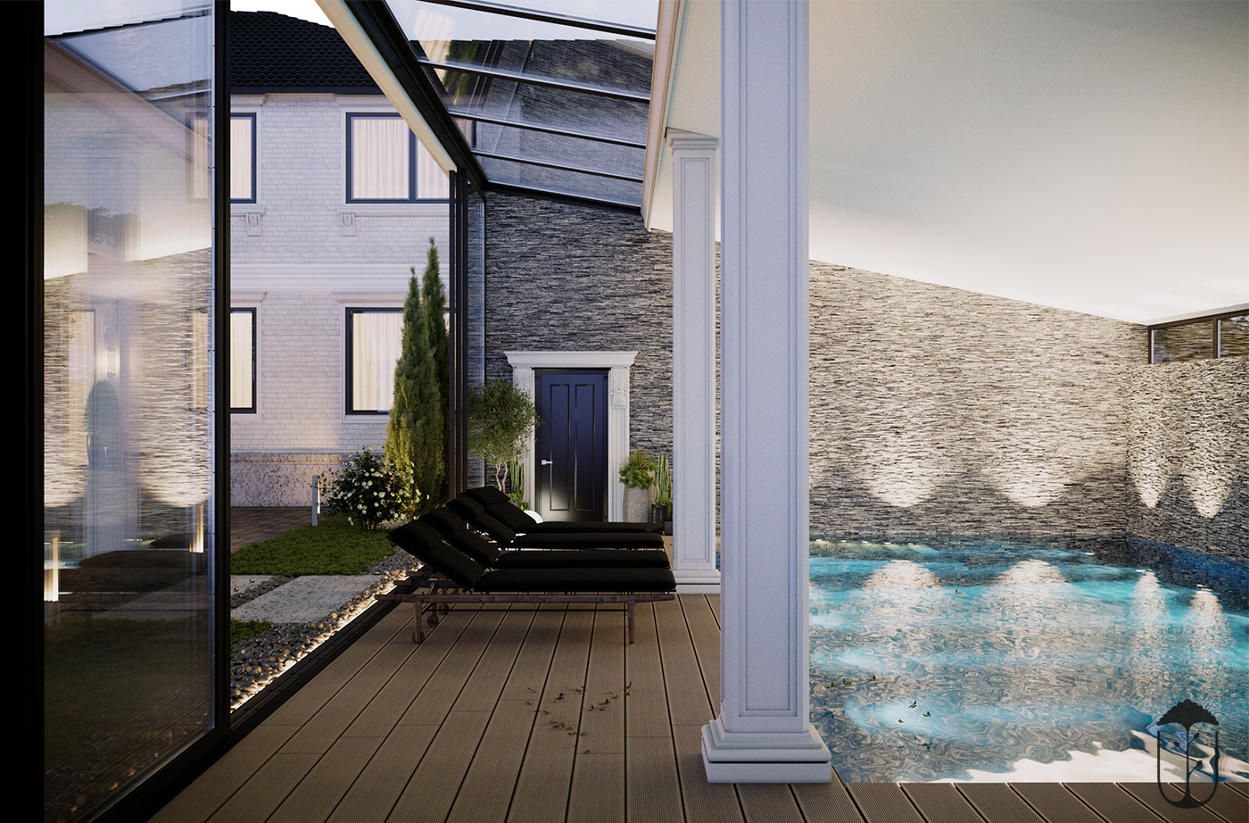 乡村别墅的现代简约之美-8