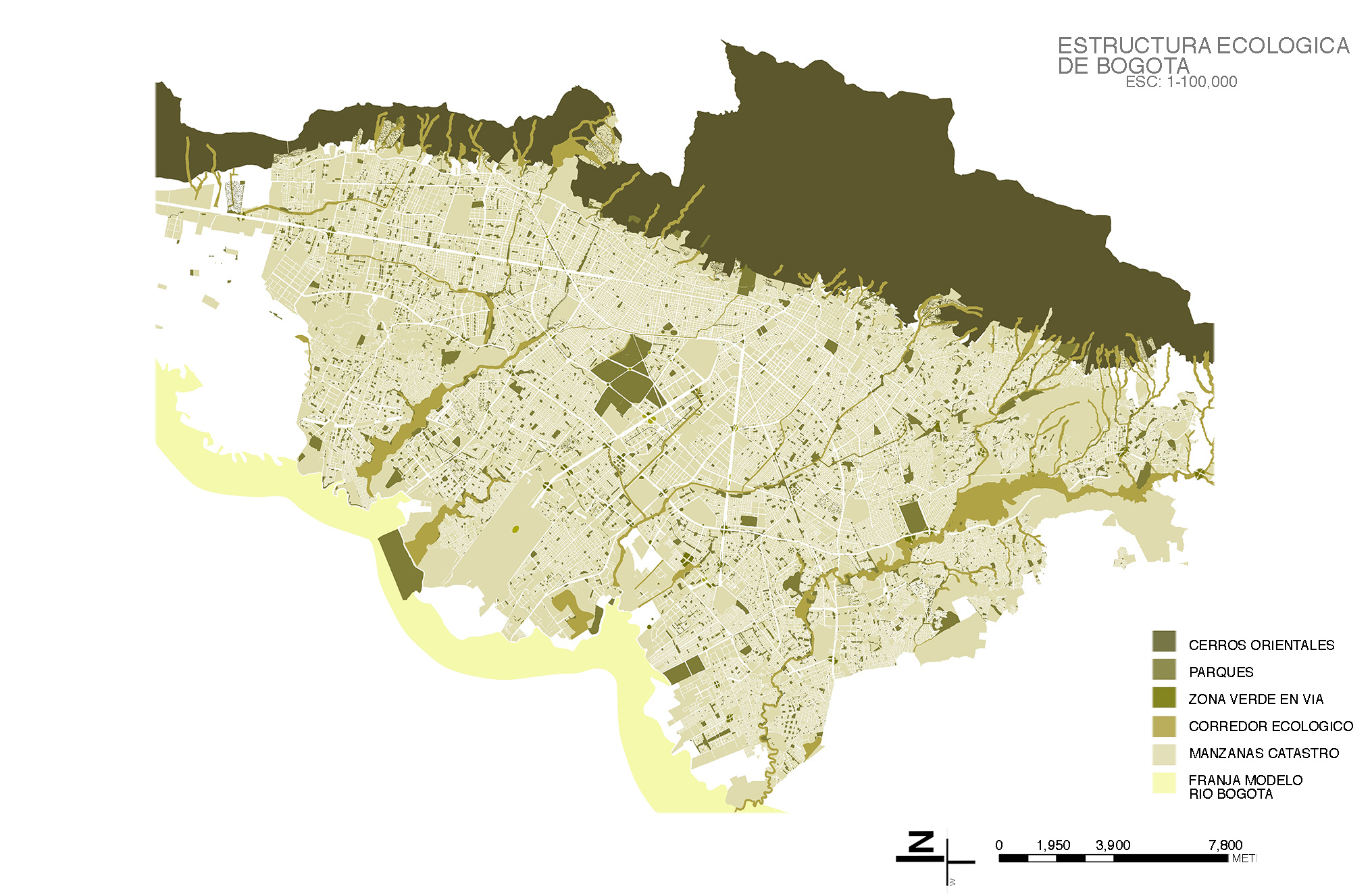 城市生态走廊的恢复与重塑—— Bogota 市开放空间分析与策略-5