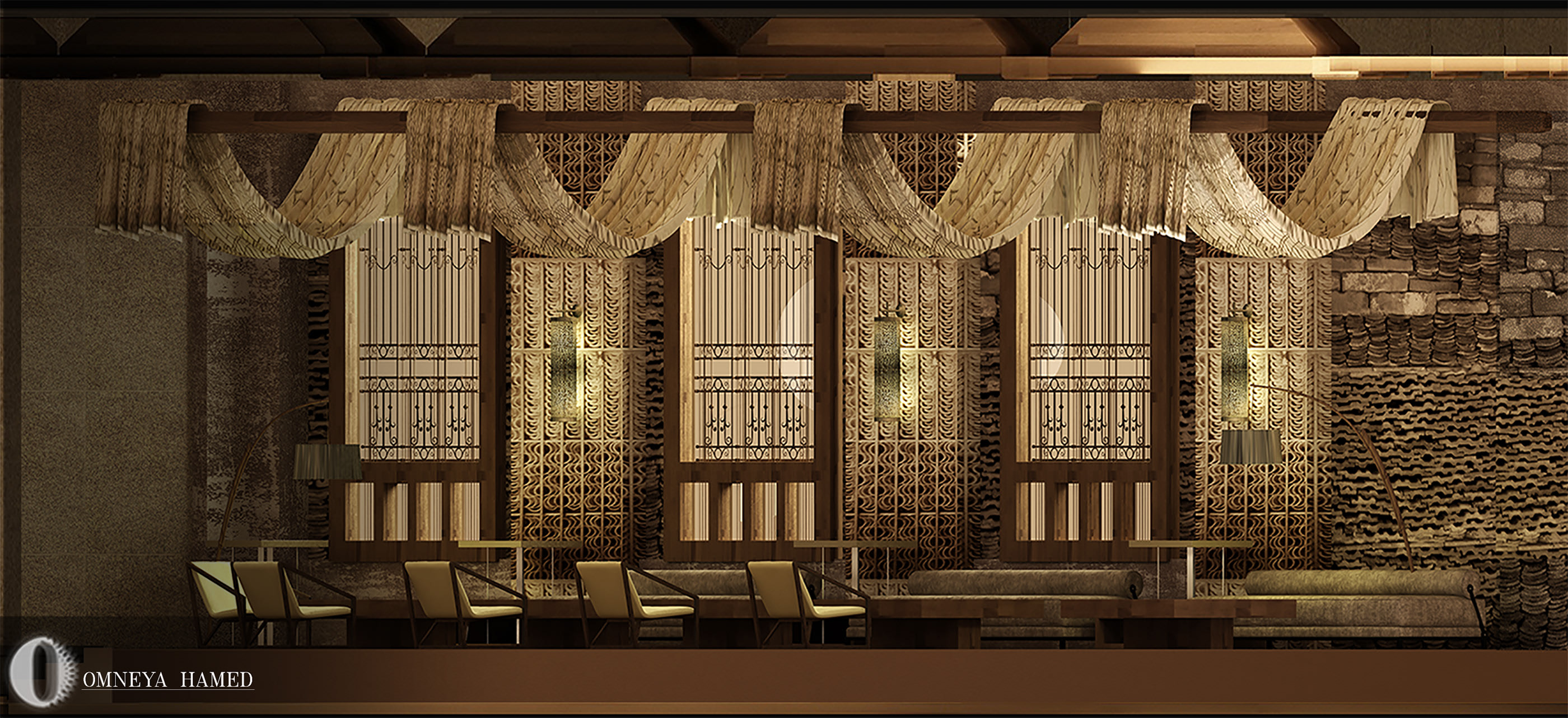 酒店大堂设计实例 | 知名设计师打造的城市绿洲-2