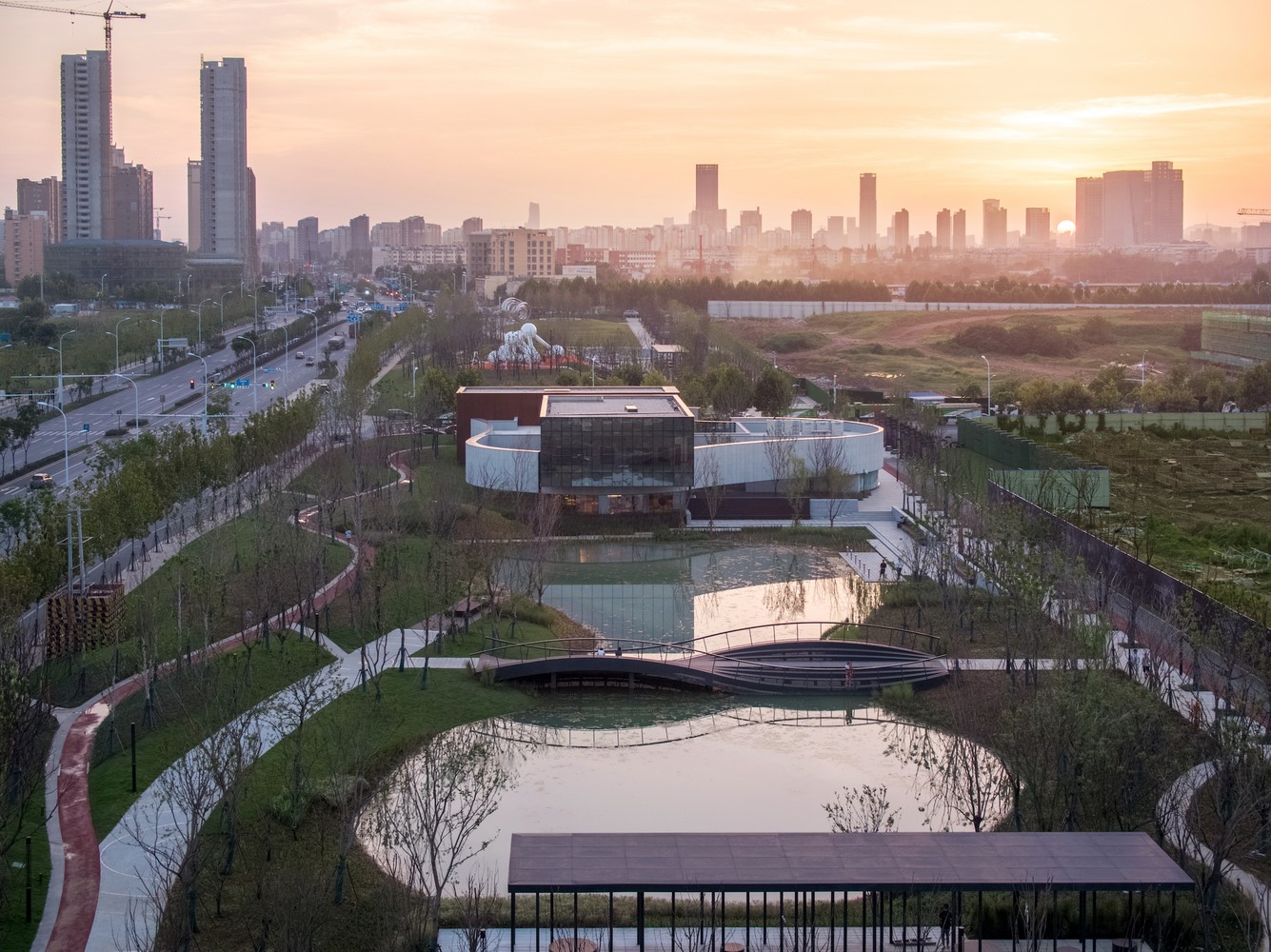 合肥淝河中央智慧公园图书馆-7