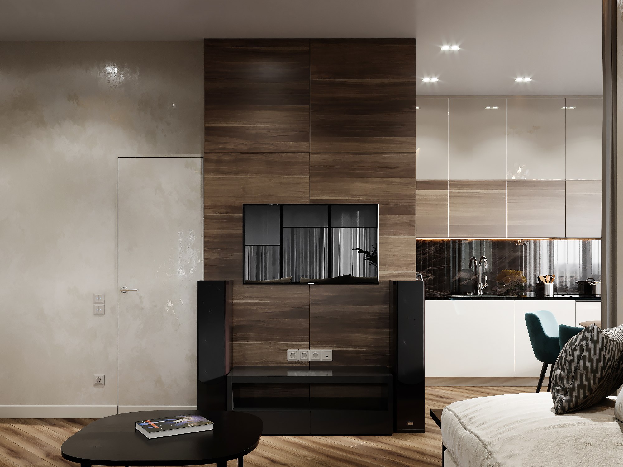 浪漫法式客厅，温馨和谐的家庭角落-32