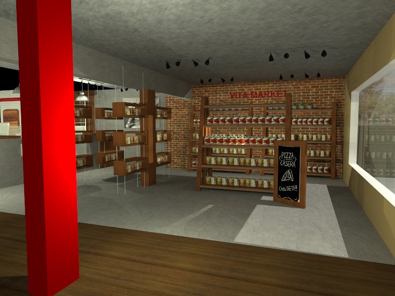 LA CARRETA PIZZERIA 餐厅设计-1