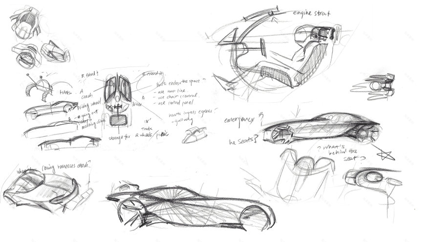创意三座概念车内饰设计-3
