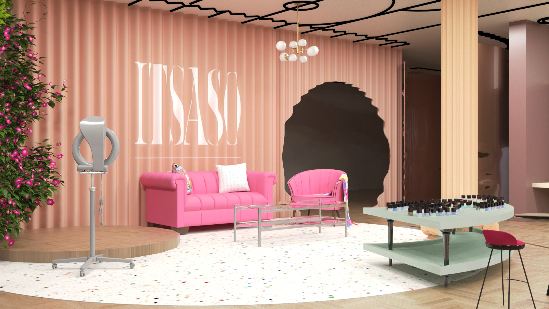 ITSASO beauty saloon interior design-2